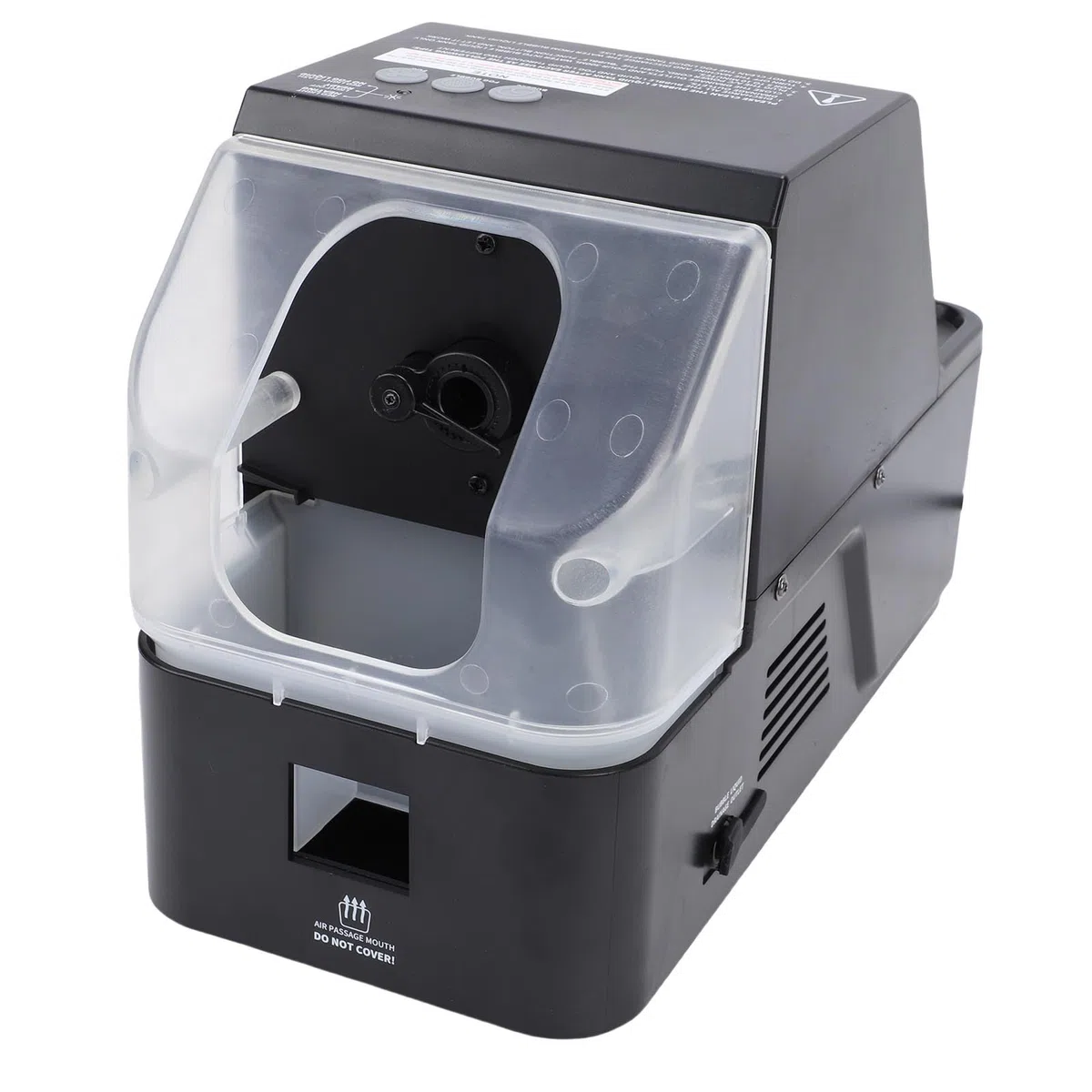 Denash Máquina de Burbujas de Niebla, Máquina de Burbujas y Humo 3 en 1 con Control Remoto, Potente Creador de Efectos de Fiesta para Eventos de Bodas (BLACK)
