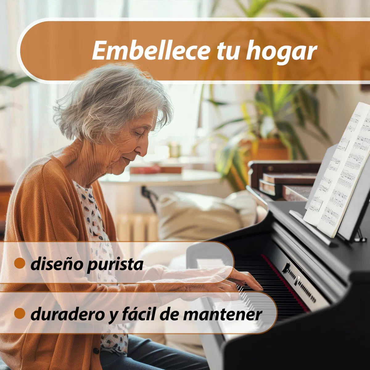 Classic Cantabile DP-50 Piano digital 88 teclas con mecanica martillo - Teclado electronico USB, 32 polifonía y funcion Twin-Piano - Organo musical para ninos - Set con banqueta y auriculares - Negro