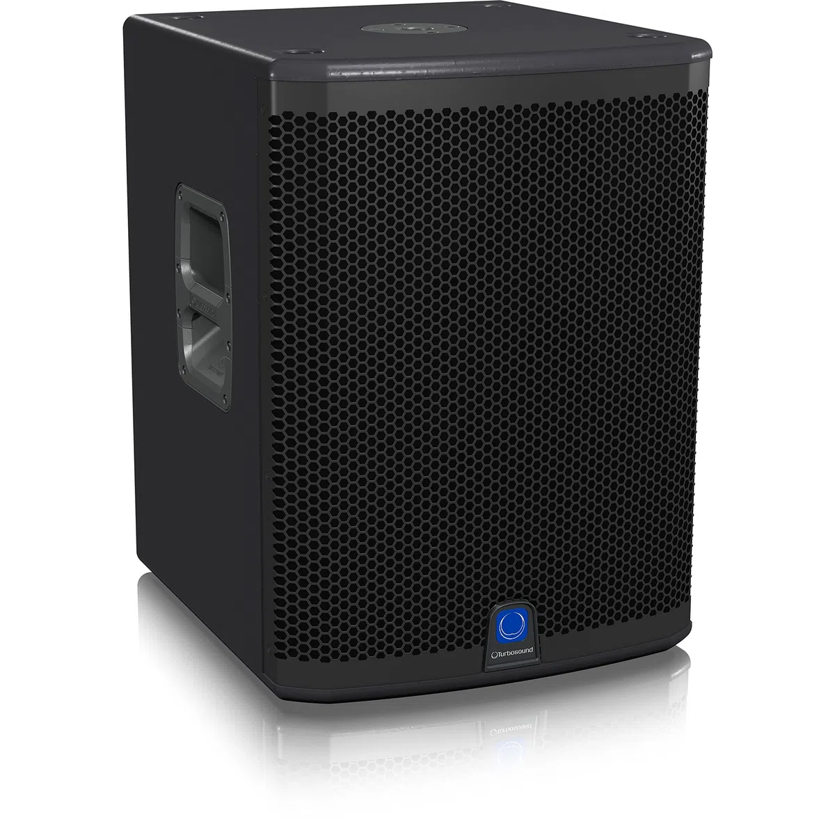 Turbosound iQ15B Subwoofer activo de 3000 vatios y 15" con tecnología Klark Teknik DSP, modelado de altavoces y red ULTRANET