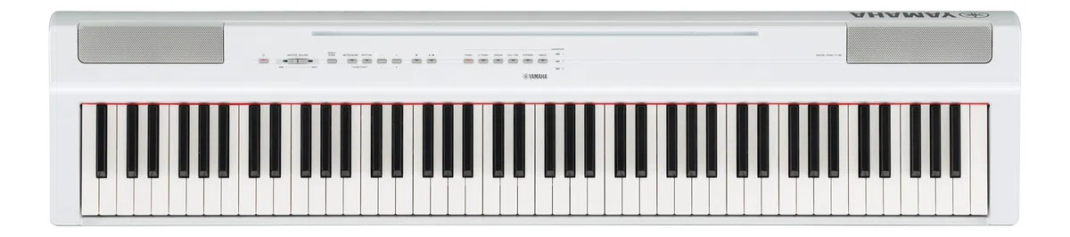 Yamaha P-125a - Piano digital portátil esbelto, dinámico y potente, combinado con la tecnología más vanguardista, color blanco
