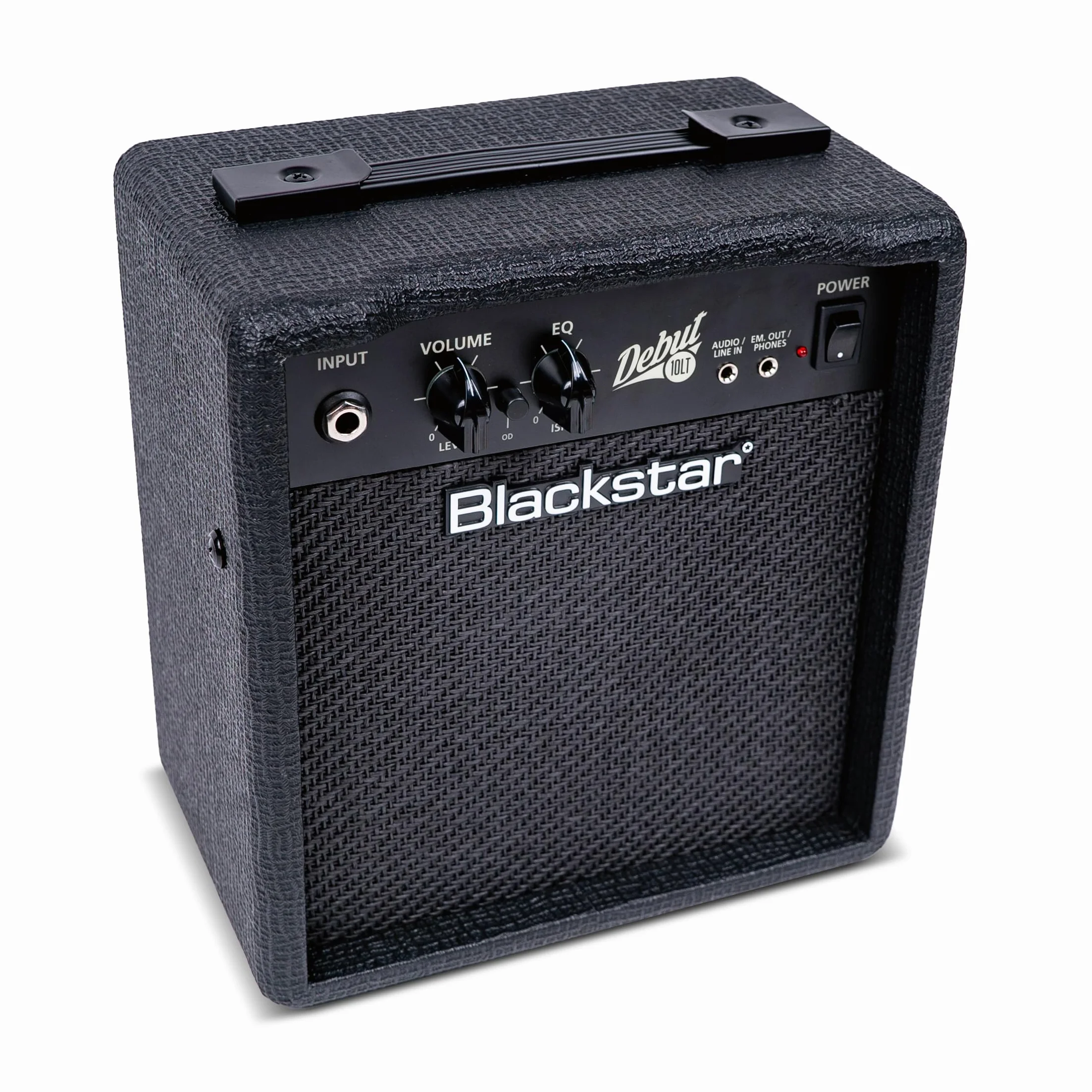 Blackstar Debut 10 LT Amplificador Combinado para Guitarra eléctrica de 10 vatios, Principiantes, Controles de Volumen y Ecualizador, Entrada de Audio y Salida de Auriculares/emulada