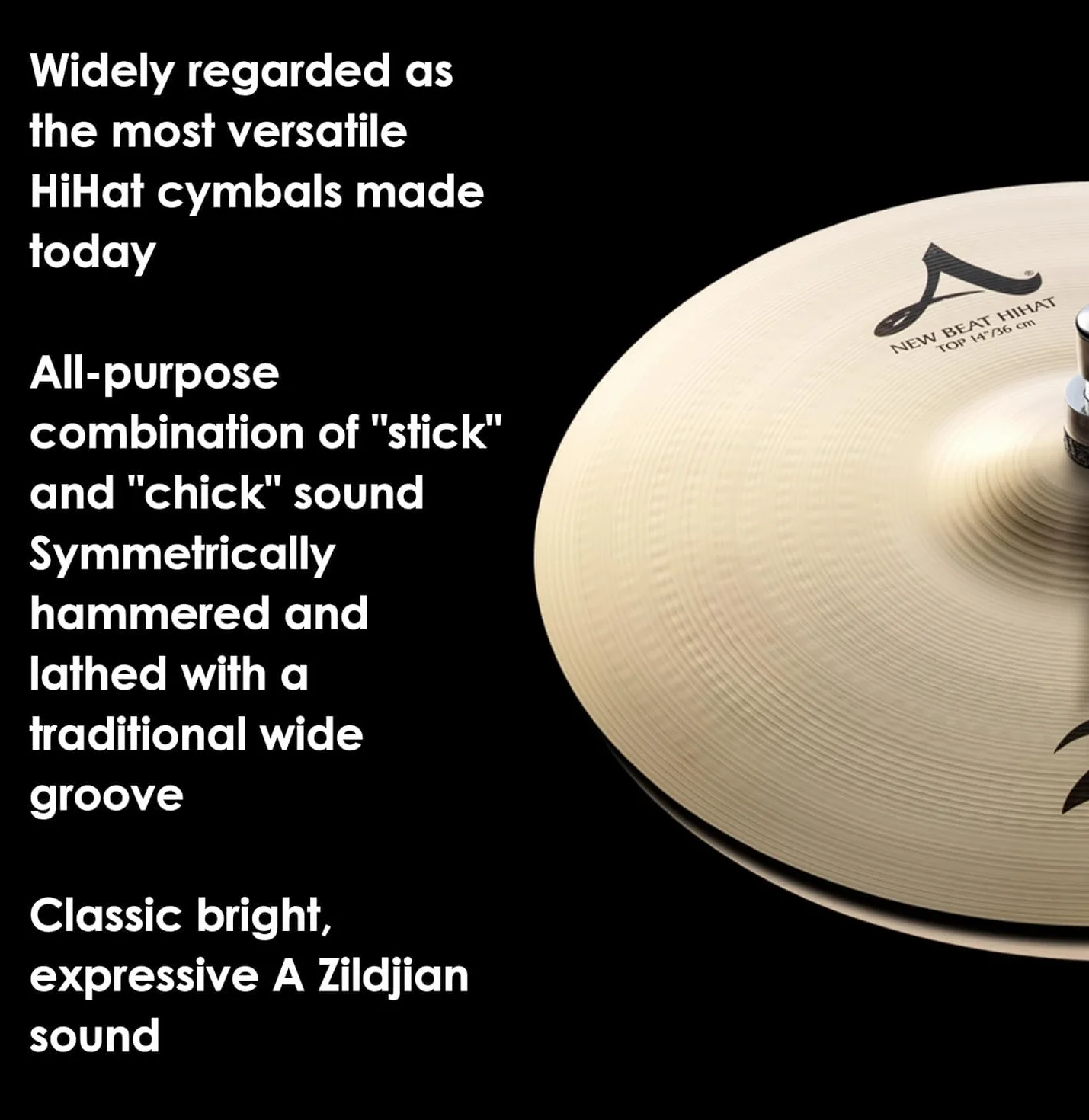 Zildjian A Zildjian Series - 14" New Beat Hi-Hat Cymbals - Pair