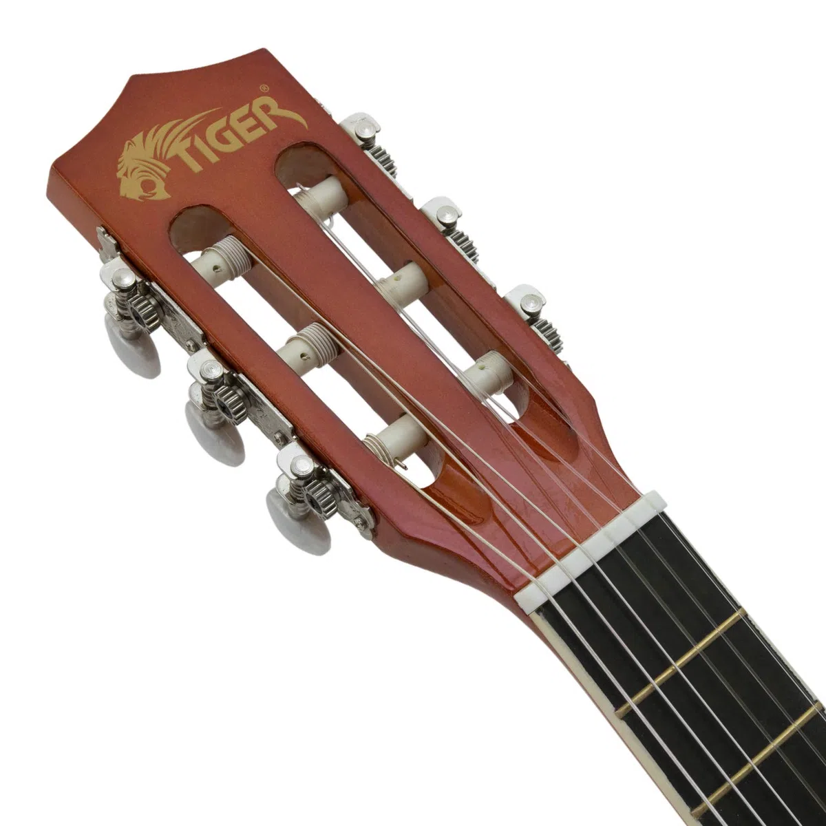 Tiger - Guitarra de concierto (tamaño 4/4, incluye accesorios), color natural