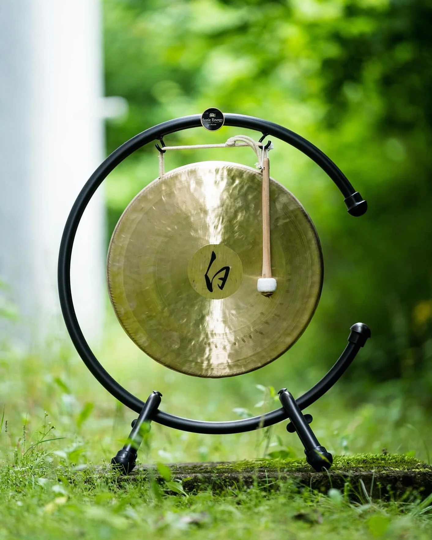 Meinl Sonic Energy White Gong 30.48 cm, 12 pulgadas - incluye Batidor, WG-12