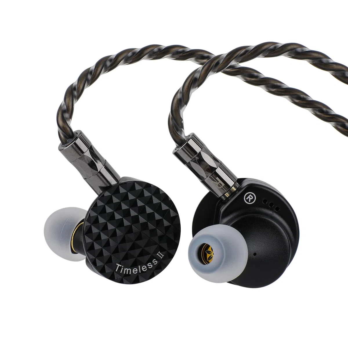 Linsoul 7Hz Timeless II Monitor in Ear, Mejorada 14,5 mm Controlador Magnético Planar IEM, Auriculares con Cable, con Boquilla Sintonizable y 7N OCC IEM Cable para Músico Audiófilo