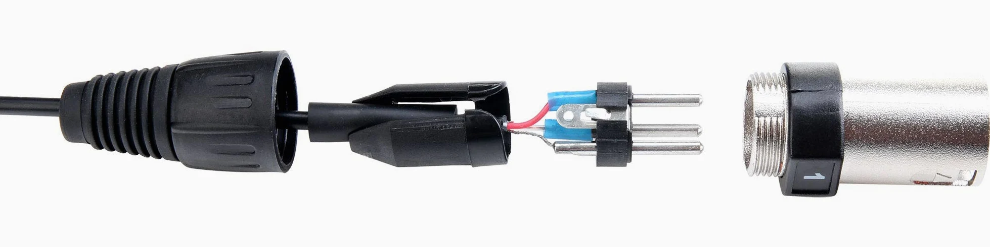 Pronomic 6/2 XLR Multicore de 8 canales, cable de 15 m, 6 envíos/2 retornos XLR, resistente a ácidos y aceites, con alivio de tensión y prensaestopas, ideal para escenario.