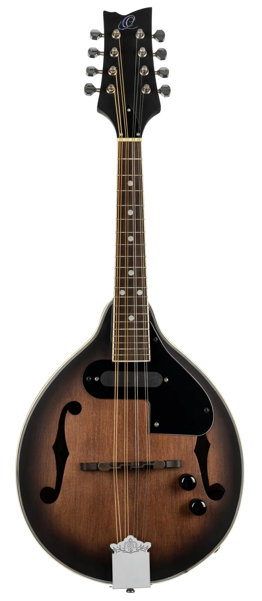 Ortega Guitars Bluegrass RMAE30-WB - Mandolina estilo A - Serie Americana - Electroacústica - Abeto y arce con acabado satinado Whiskey Burst