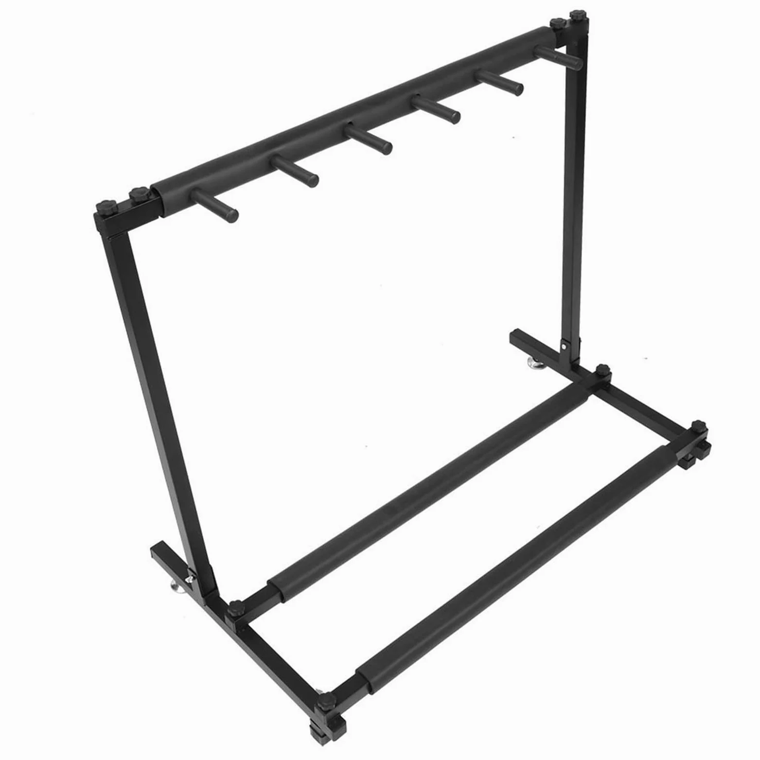 Soporte de Metal para Guitarras, Plegable, Organizador para 5 Guitarras, Compatible con Ac¨²stica, Bajo y El¨¦ctrica