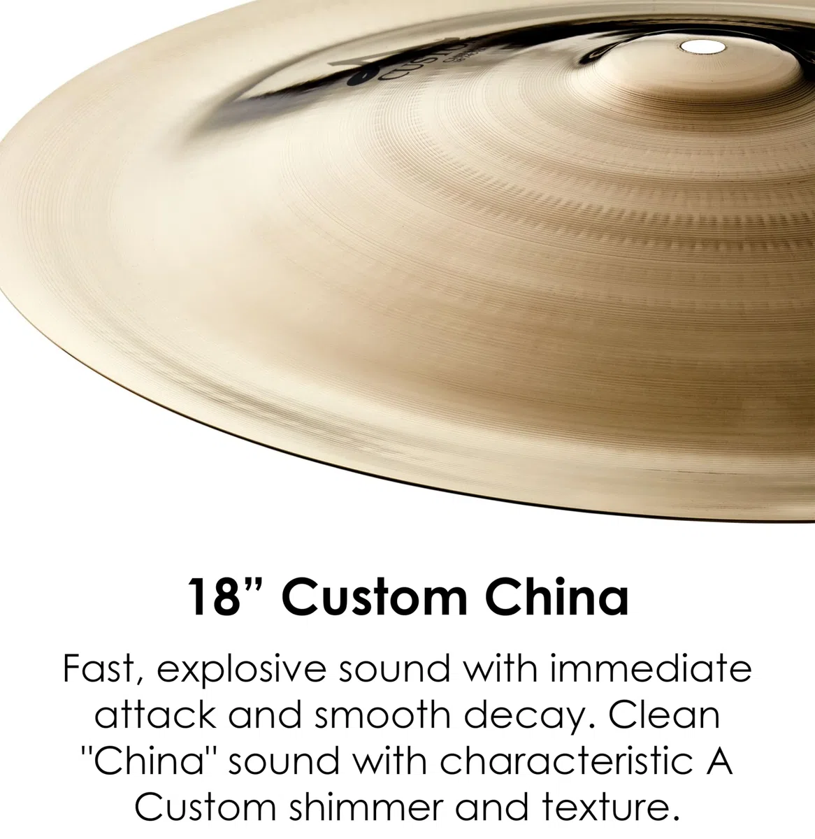Zildjian A20525 A Custom Platillo 18" china