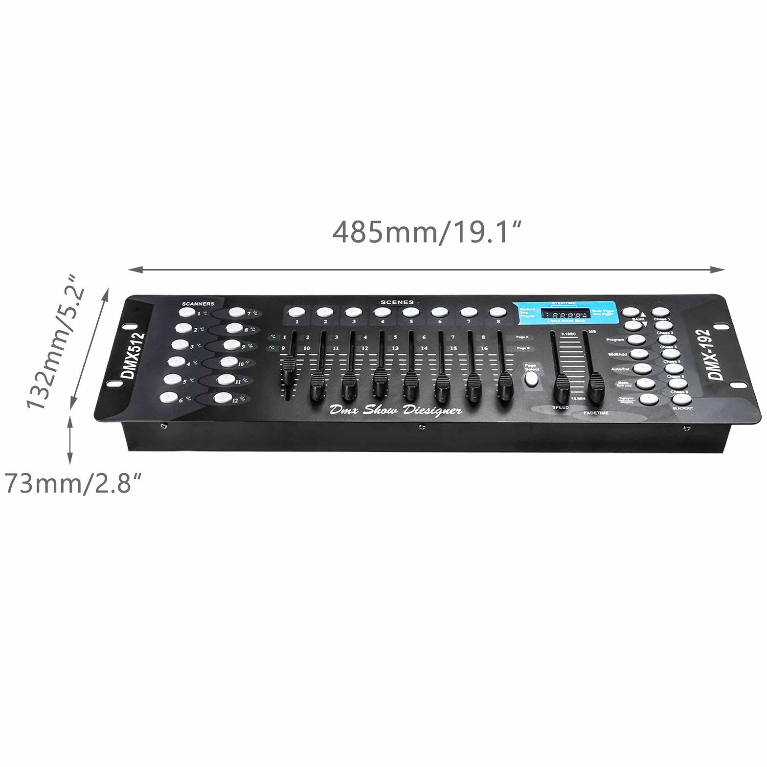 Controlador Dmx 192 Canales Dmx512 Controlador para Iluminación de Escenario, Mezcladores de iluminación Mesa Controladora de Luces Consola Dmx 512, Dmx Console Mesa Luces Dmx Controller Control Board