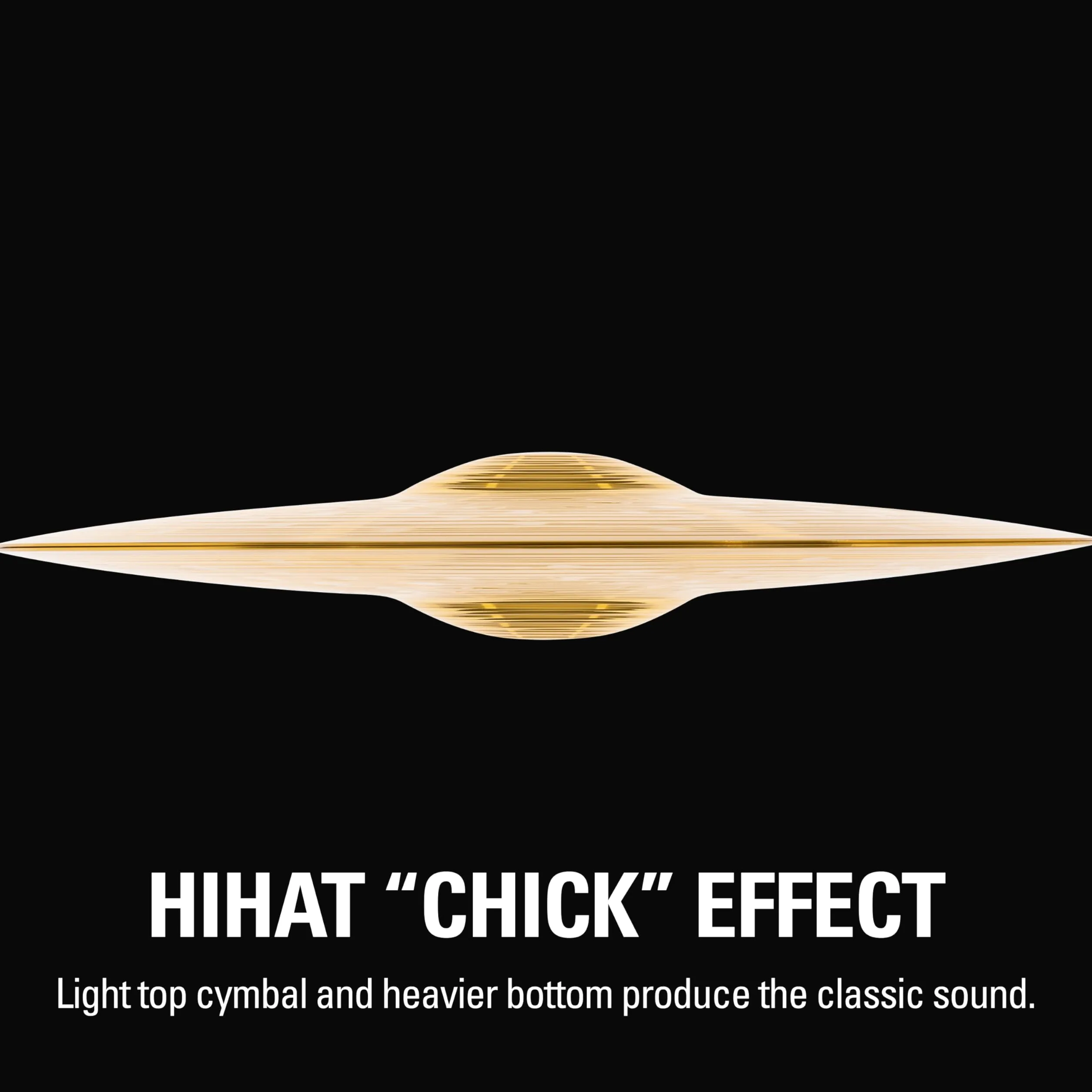 Meinl Cymbals HCS Plato Hihat de 14 pulgadas (35,56cm) Platillos de Batería – Pareja – Latón, Acabado Tradicional (HCS14H)
