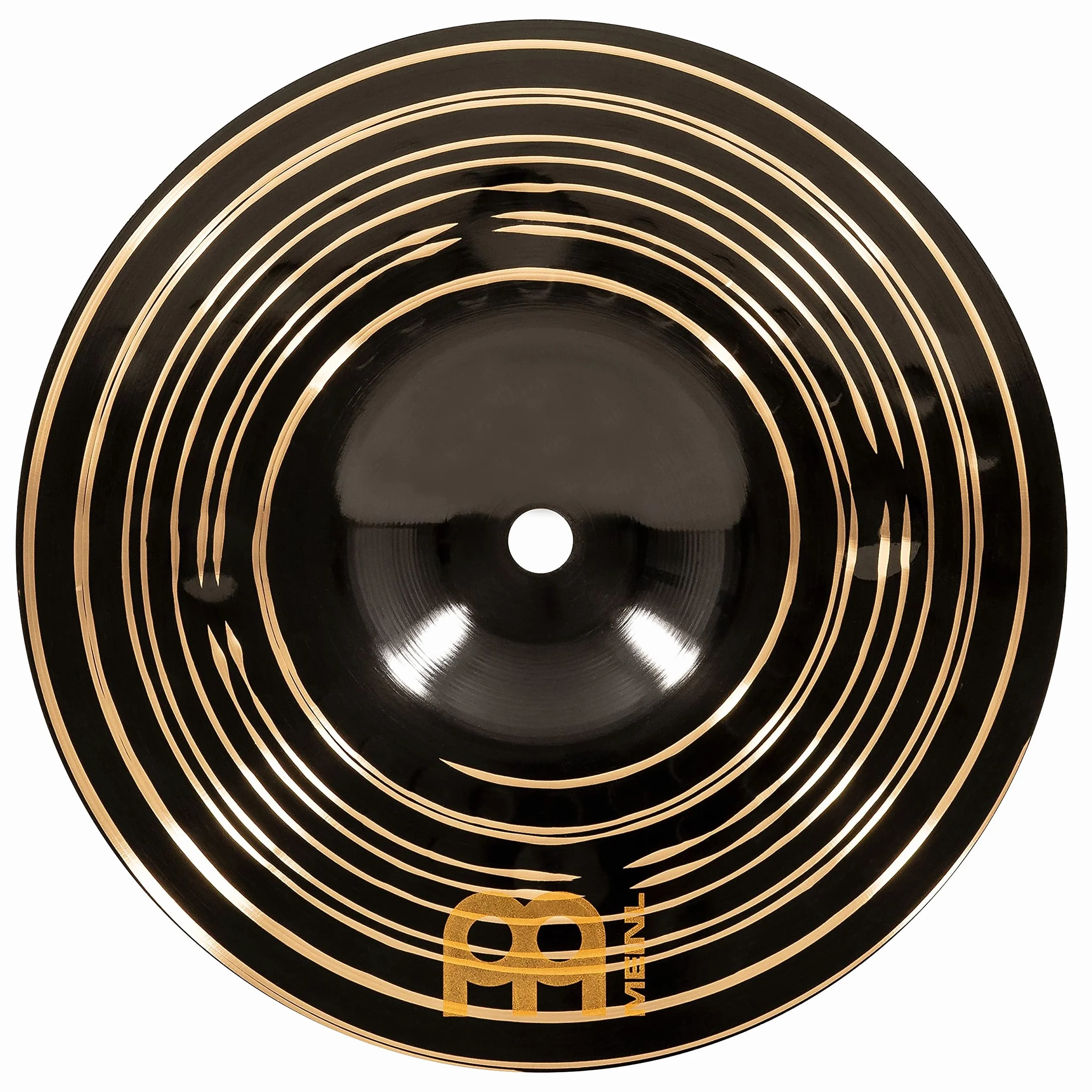 Meinl Cymbals Classics Custom Dark Plato Splash de 8 pulgadas (20,32cm) Platillos de Batería - Bronce B12, Acabado Oscuro (CC8DAS)