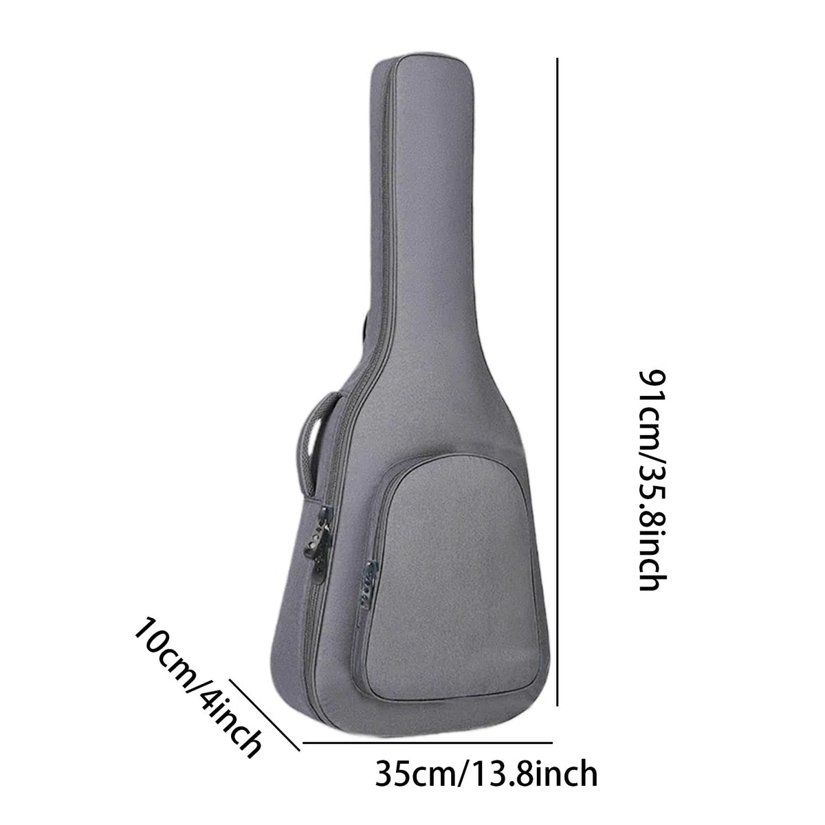 Estuche para Guitarra Clásica, Bolso de Transporte Acolchado, 36 pulgadas