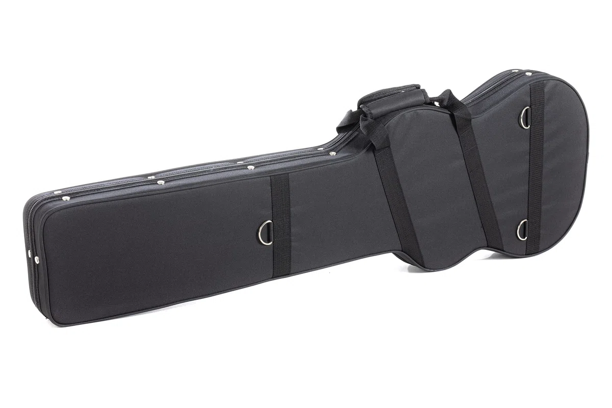 GEWA estuche para guitarra FX Light Weight Softcase para bajo eléctrico forma P, estuche moldeado negro