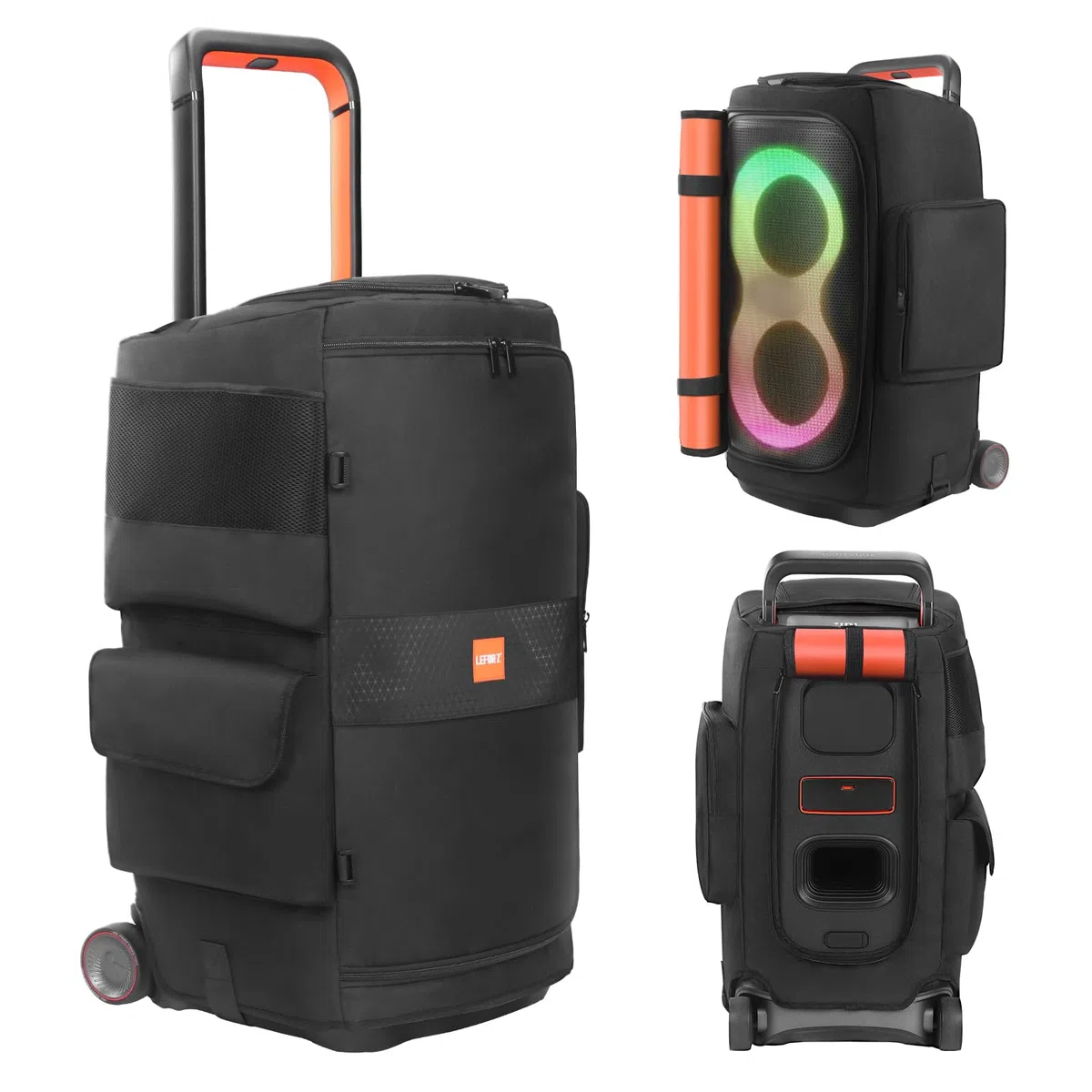 LEFOR·Z Funda para altavoz compatible con JBL PartyBox 520, bolsa de almacenamiento portátil para altavoz JBL PartyBox 520 para viajes al aire libre, solo funda