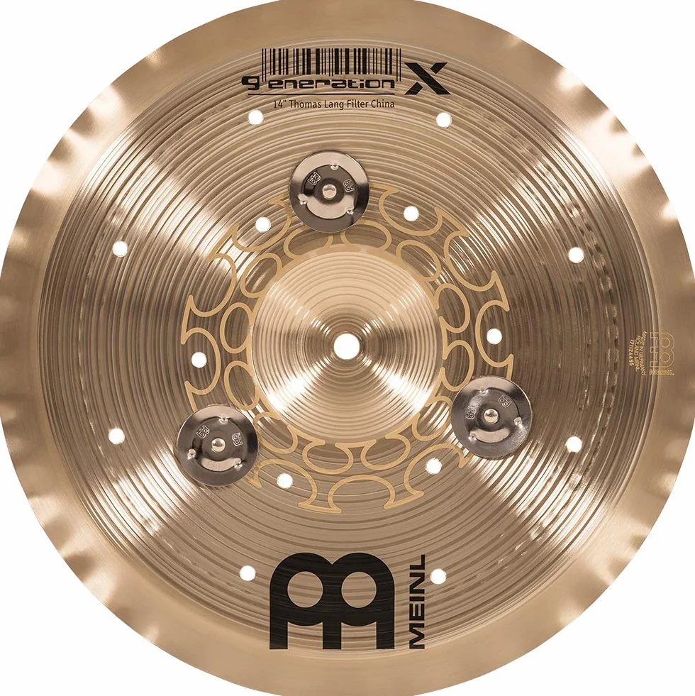 Meinl Cymbals GX-14FCH-J Generation X Thomas Lang Signature - Platillo china, 35.6 cm/14", acabado regular
