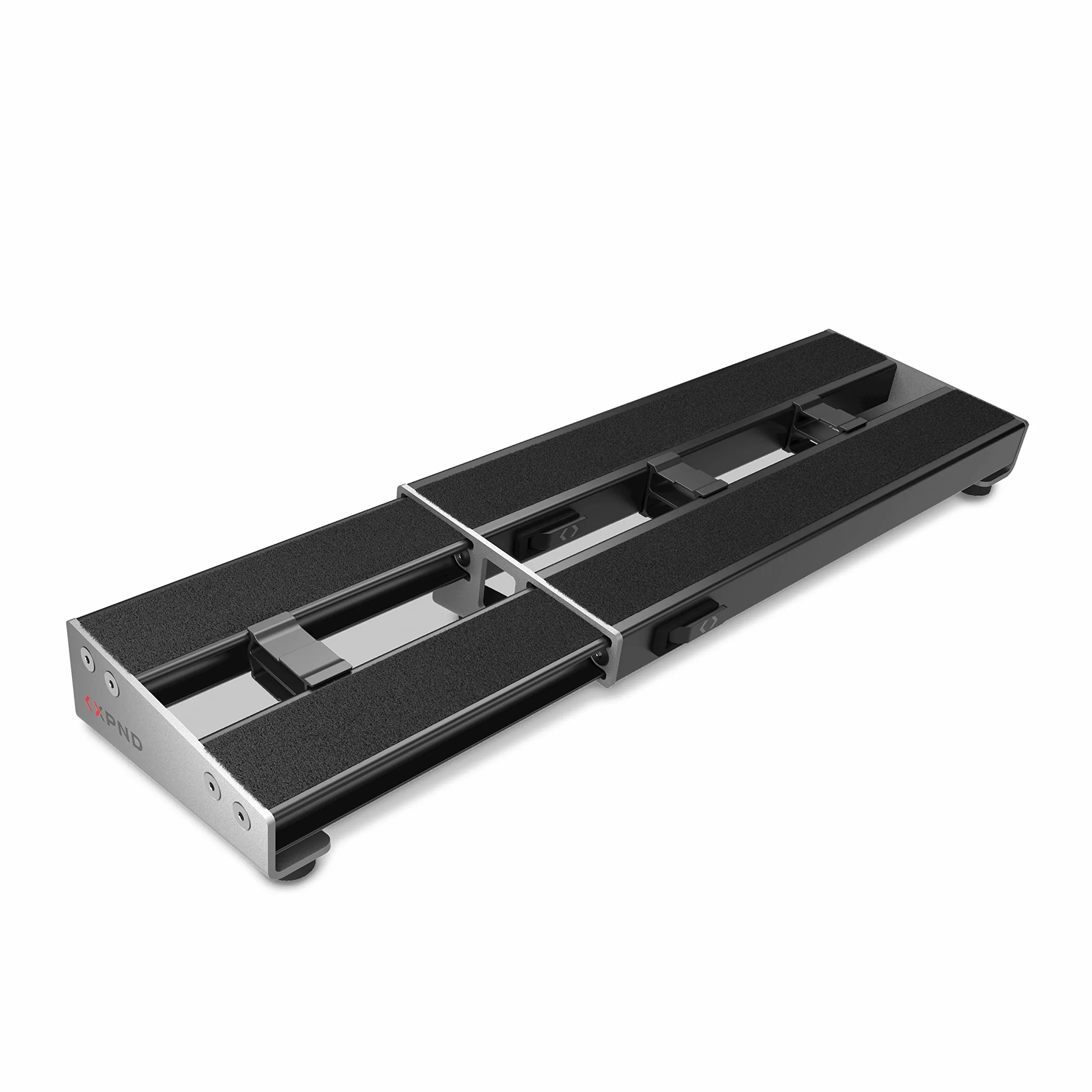 D'Addario XPND Pedal Board - Pedalboard Guitarra - Pedaleras para Guitarra - 1 Filas, Ligera, Duradera Pedalera de Aluminio - Velcro Pre-Aplicado para Intercambiar Pedales