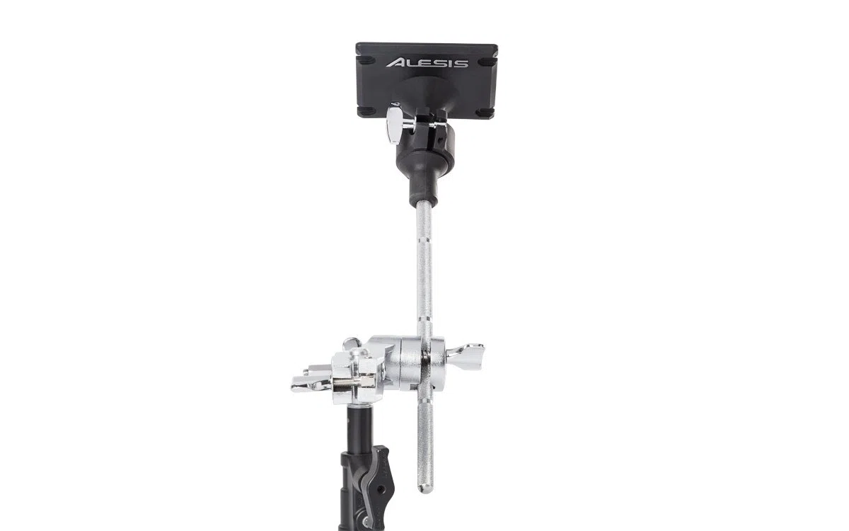 Alesis Multipad Clamp - Sistema de Soporte Universal para Pads de Percusión con Brazo de Jirafa de 38cm y Articulación de Bola para un Posicionamiento Óptimo