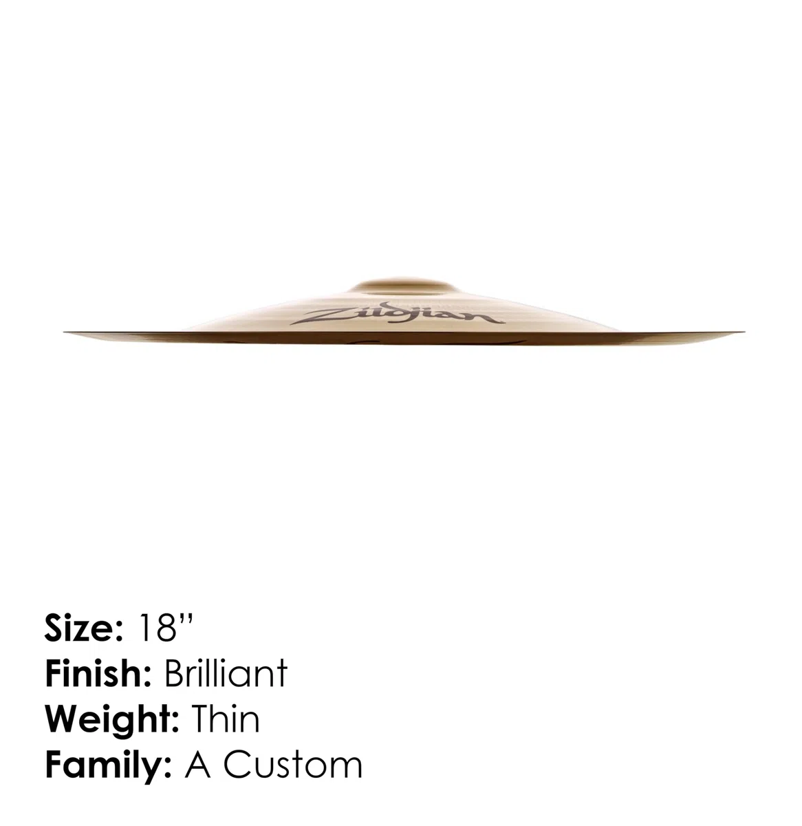 Zildjian A20525 A Custom Platillo 18" china