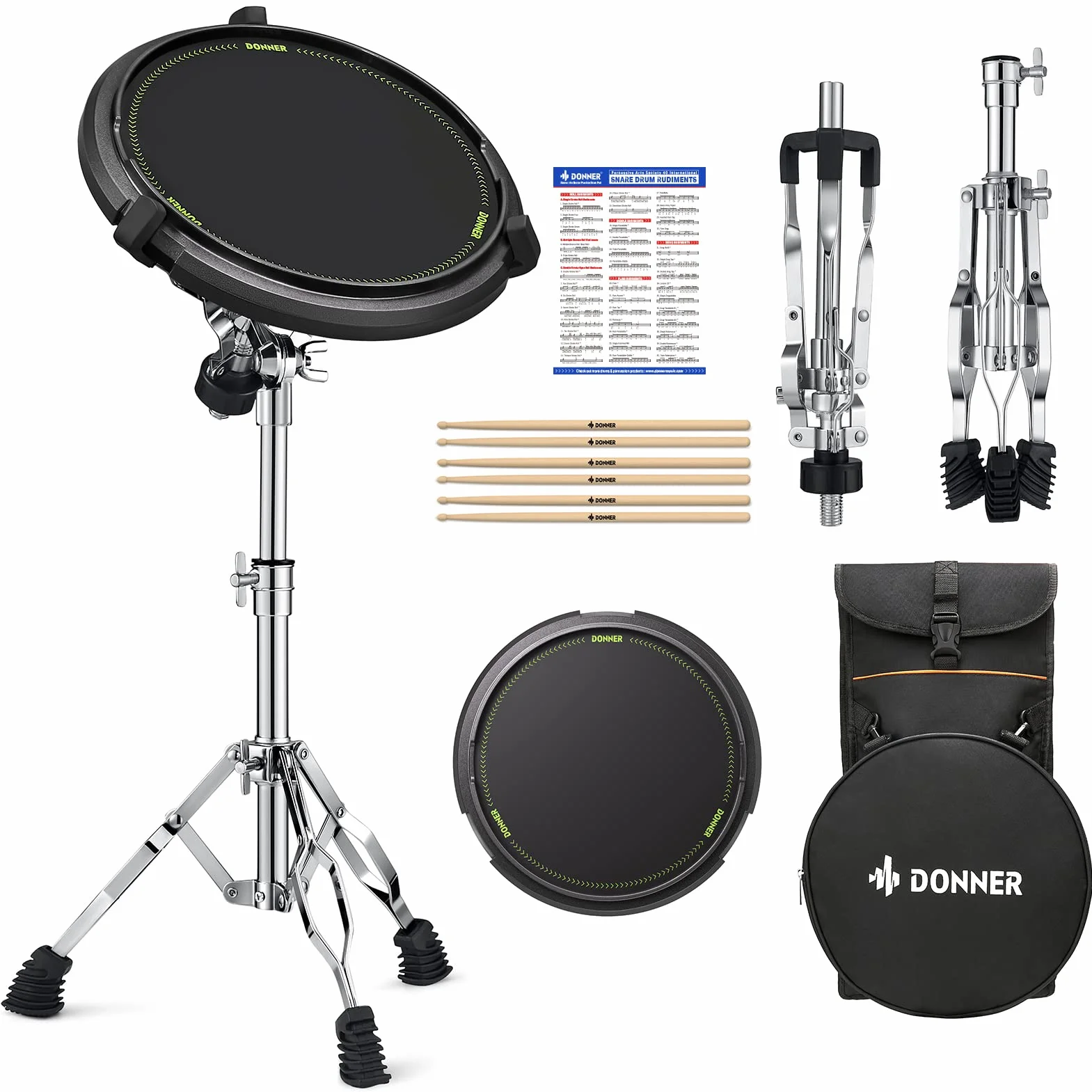 The Beater Practice Drum Pad DTB-1S - Box Set