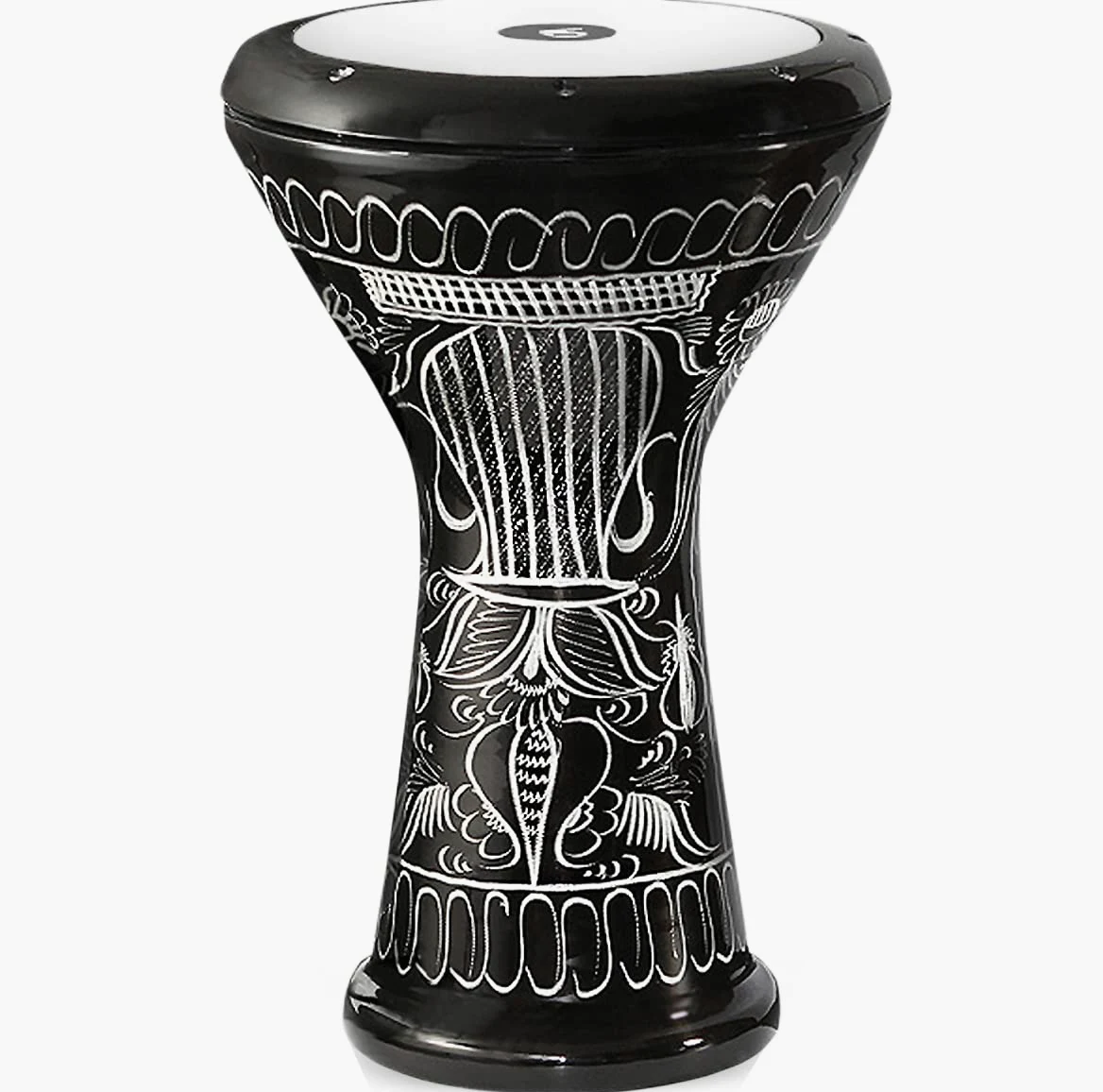 Vd Percussion egipcio Darbuka Doumbek tambor – Tambor de bolsa de libre, piel, llave de afinación