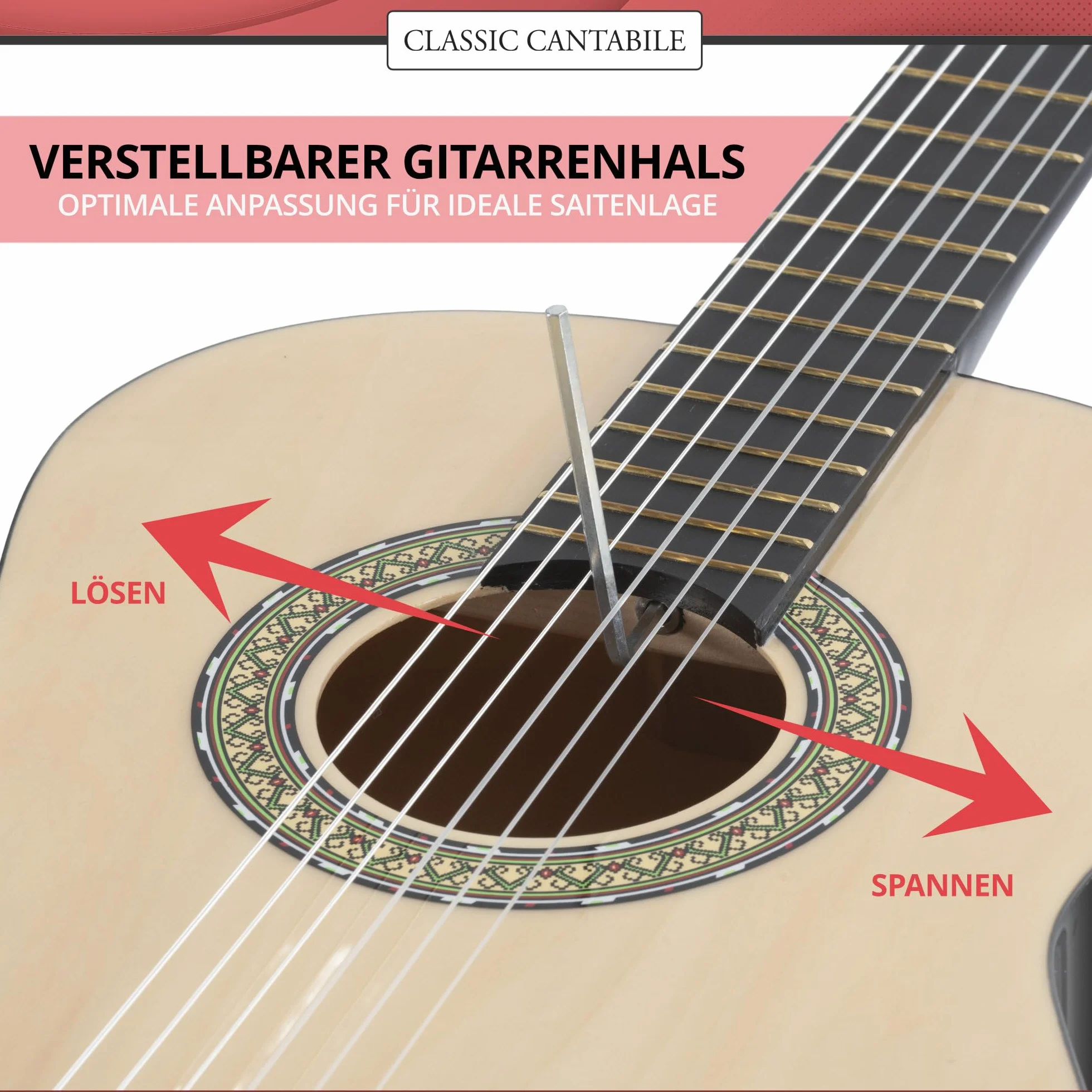 Classic Cantábile Acoustic Series Guitarra Clásica AS-851 3/4