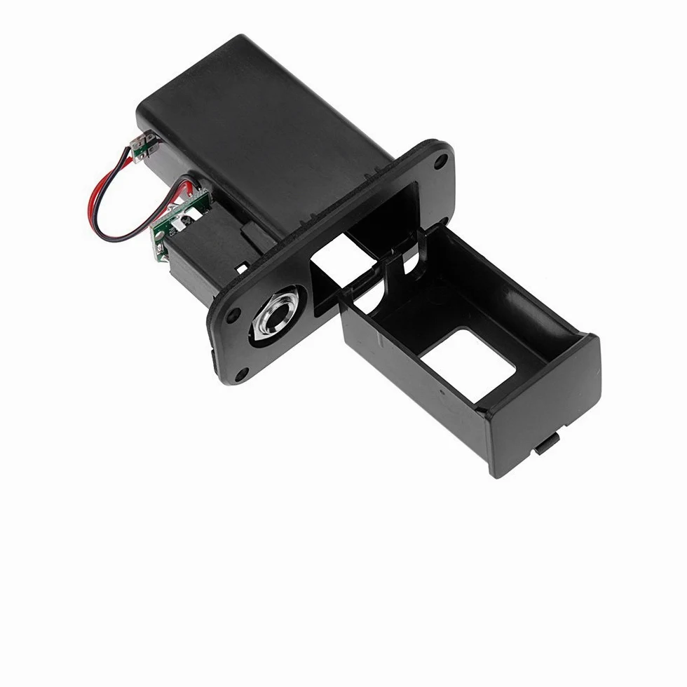 Cherub G-Tone GT-6 - Preamplificador de guitarra acústica, ecualizador piezoeléctrico, ecualizador de 3 bandas, sintonizador LCD con reverb/delay/coro/efectos amplios