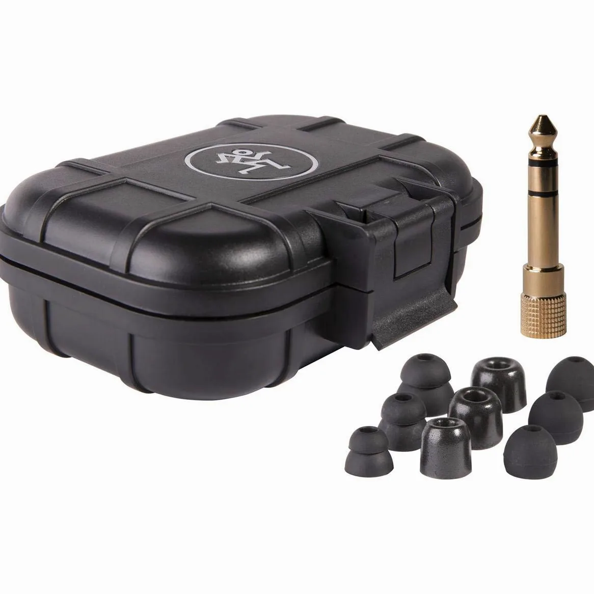 MACKIE MP-240 monitores intraurales (IEM) con aislamiento acústico y conectores MMCX giratorios