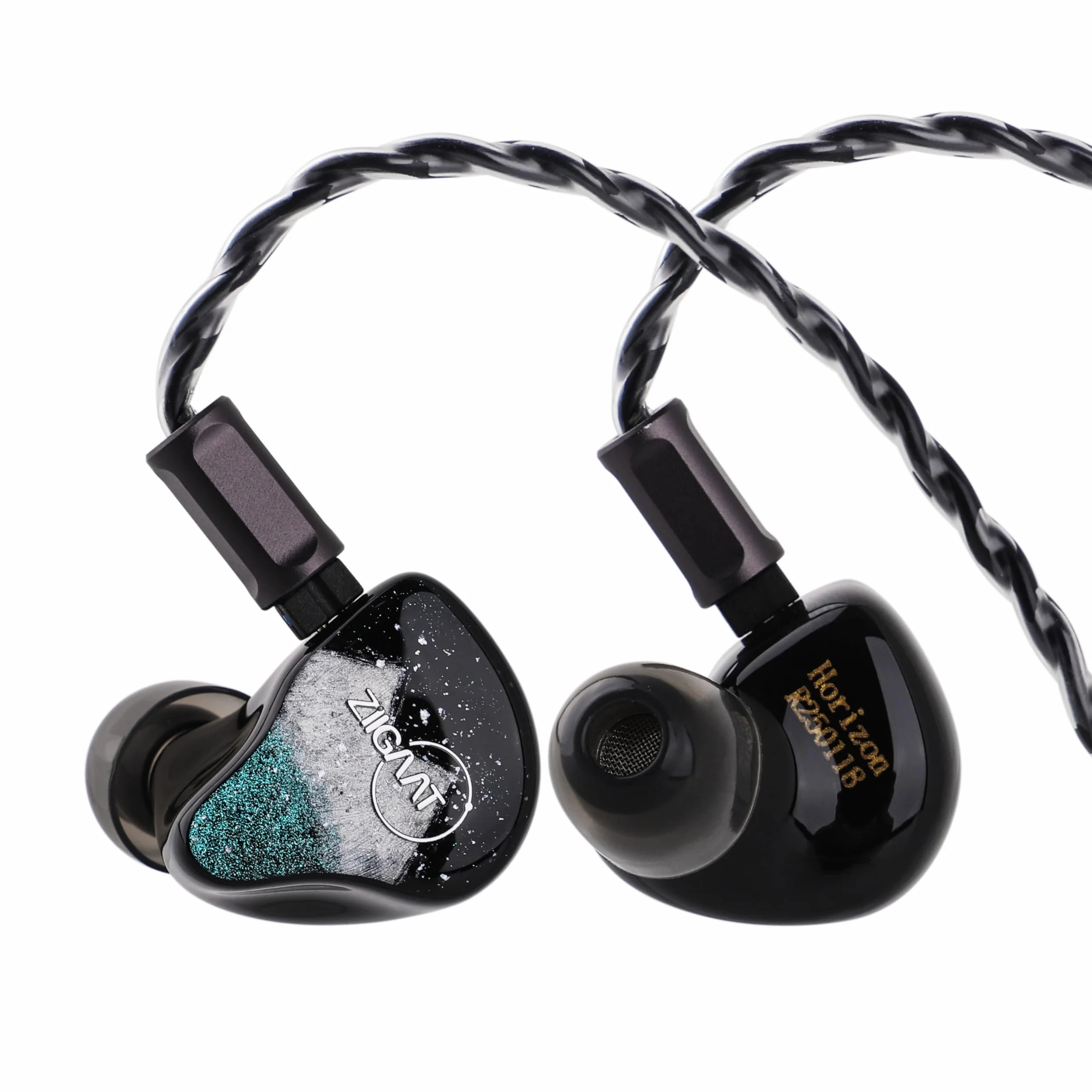 Linsoul ZiiGaat Horizon In Ear Monitor,Auriculares con Cable HiFi 1DD+2BA+2Planar,IEM de Estudio,Sintonización Natural Equilibrada con Extensión de Agudos Suave como Mantequilla para Músicos Audiófilo
