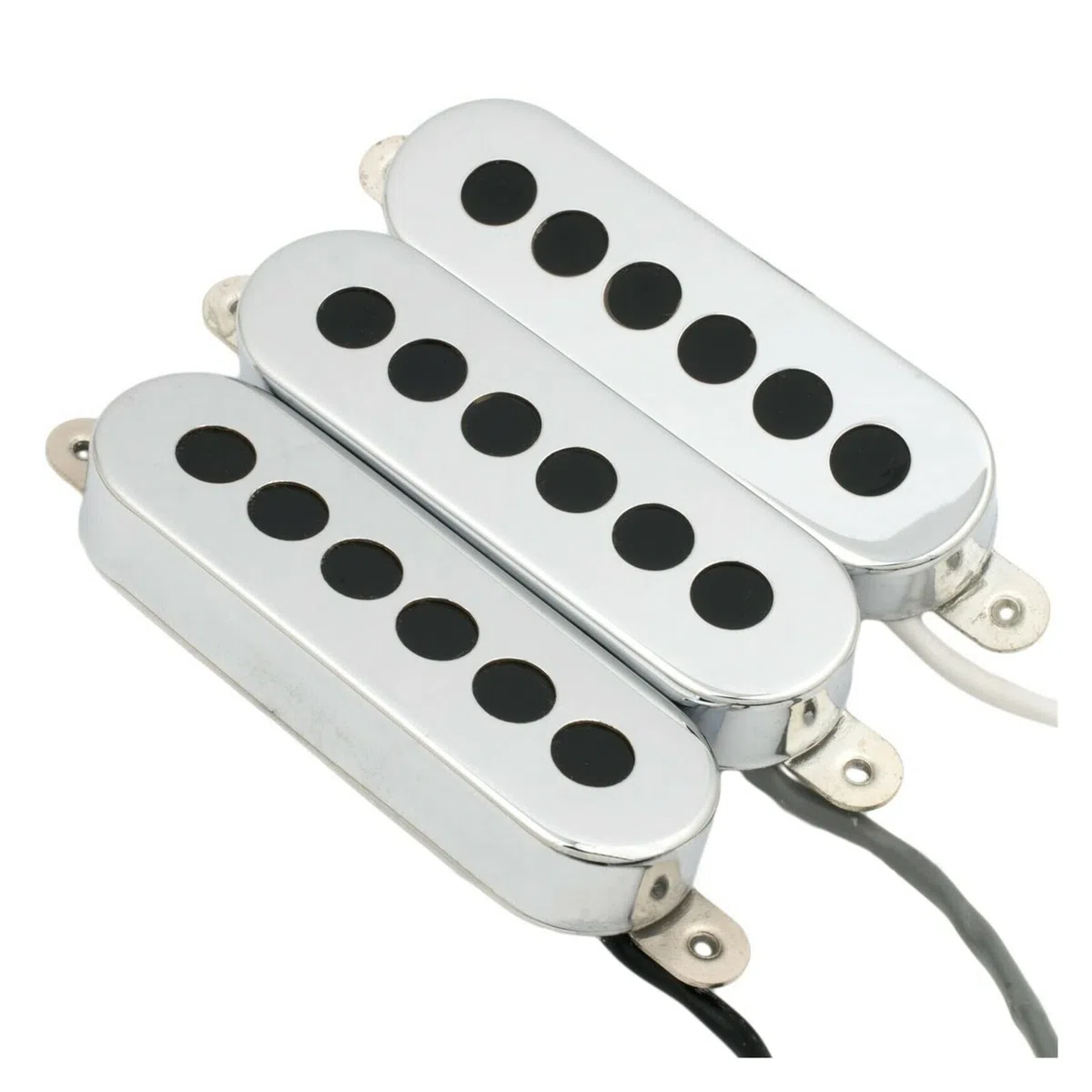 Puente De Las Pastillas De Triseic Chrome, Posición Media O Cuello Para La Guitarra Eléctrica Set pastillas (Color : 1 set)