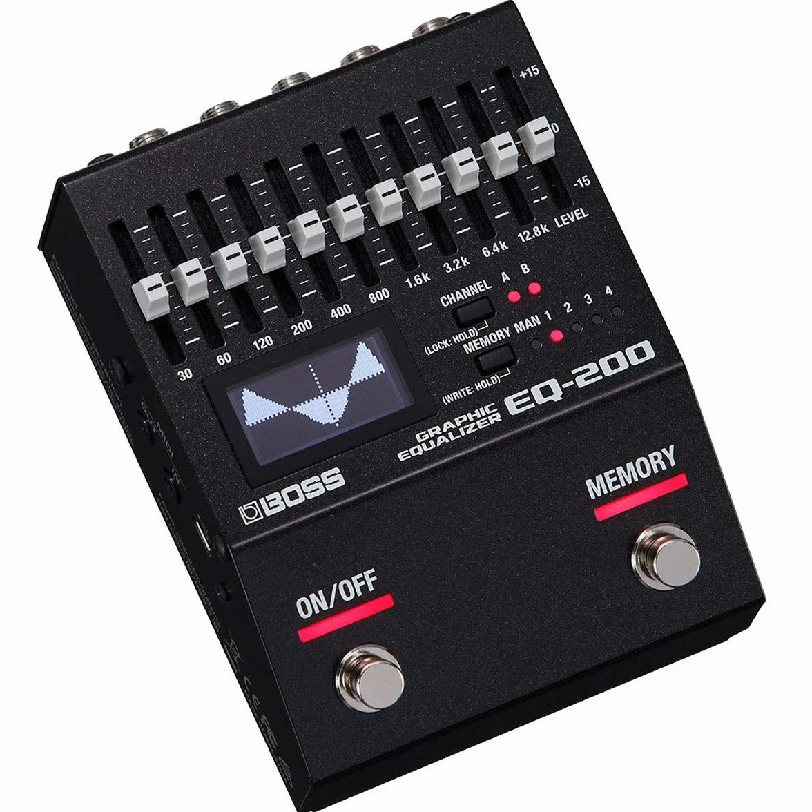 Boss EQ-200 - Ecualizador gráfico + cable BMIDI-1-35 TRS-MIDI + cable de conexión keepdrum