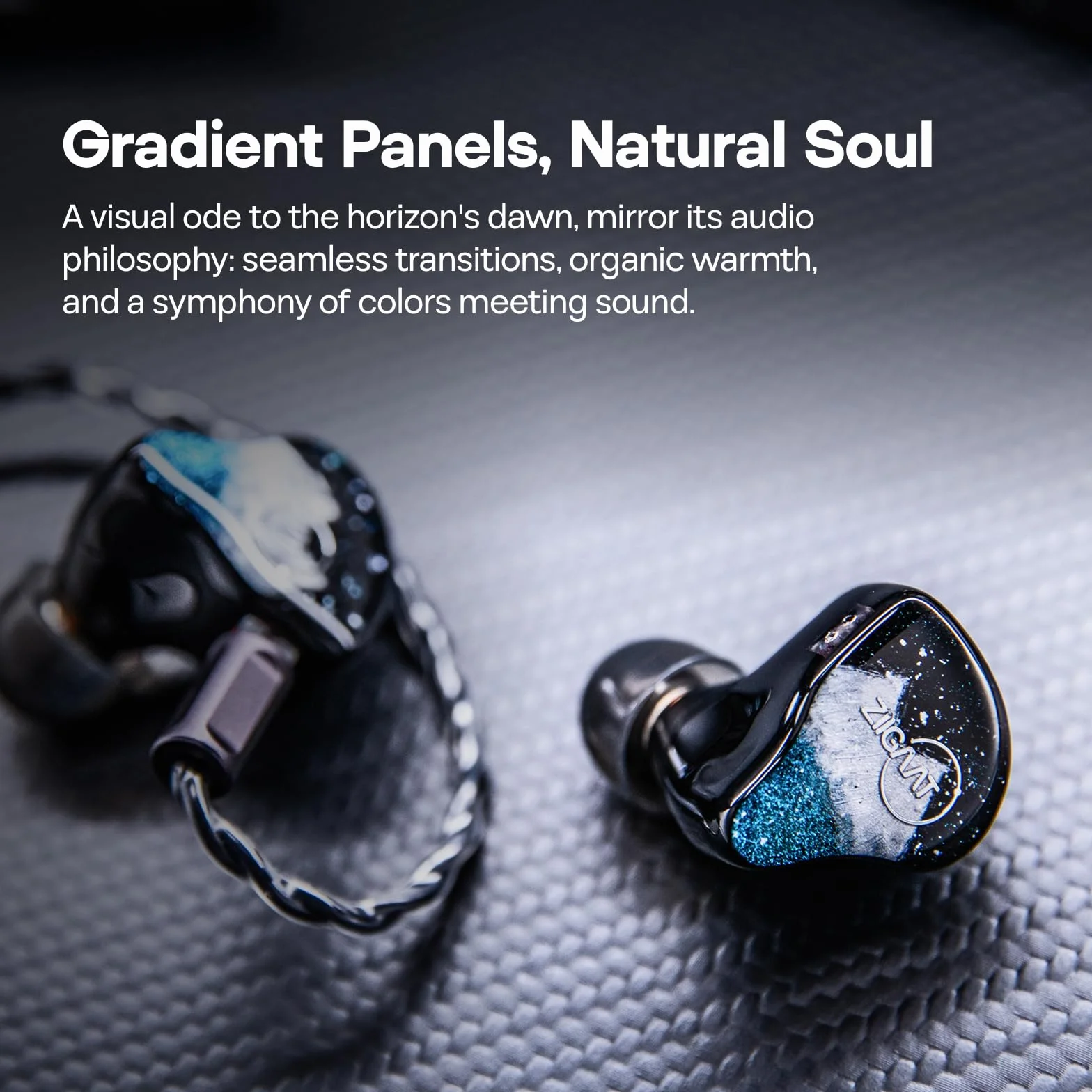Linsoul ZiiGaat Horizon In Ear Monitor,Auriculares con Cable HiFi 1DD+2BA+2Planar,IEM de Estudio,Sintonización Natural Equilibrada con Extensión de Agudos Suave como Mantequilla para Músicos Audiófilo