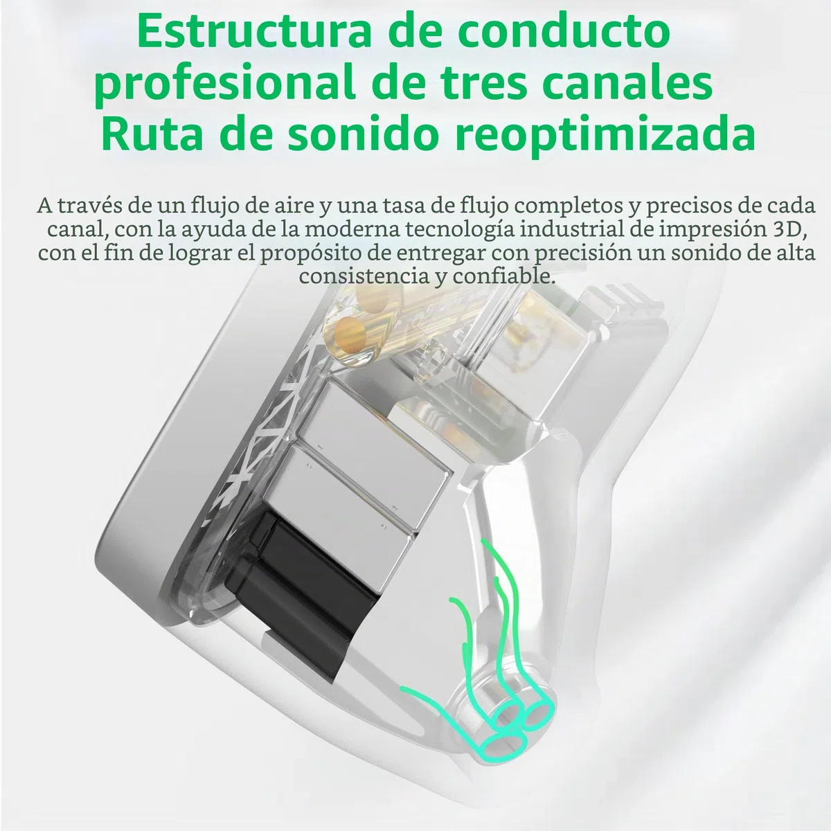 Yinyoo KZ AS16 PRO - Auriculares intraurales, 8 conductores de armadura equilibrada, estudio de escenario, Hifi IEM, monitor intraural, aislamiento de ruido, auriculares intrauditivos con cable de 3.5