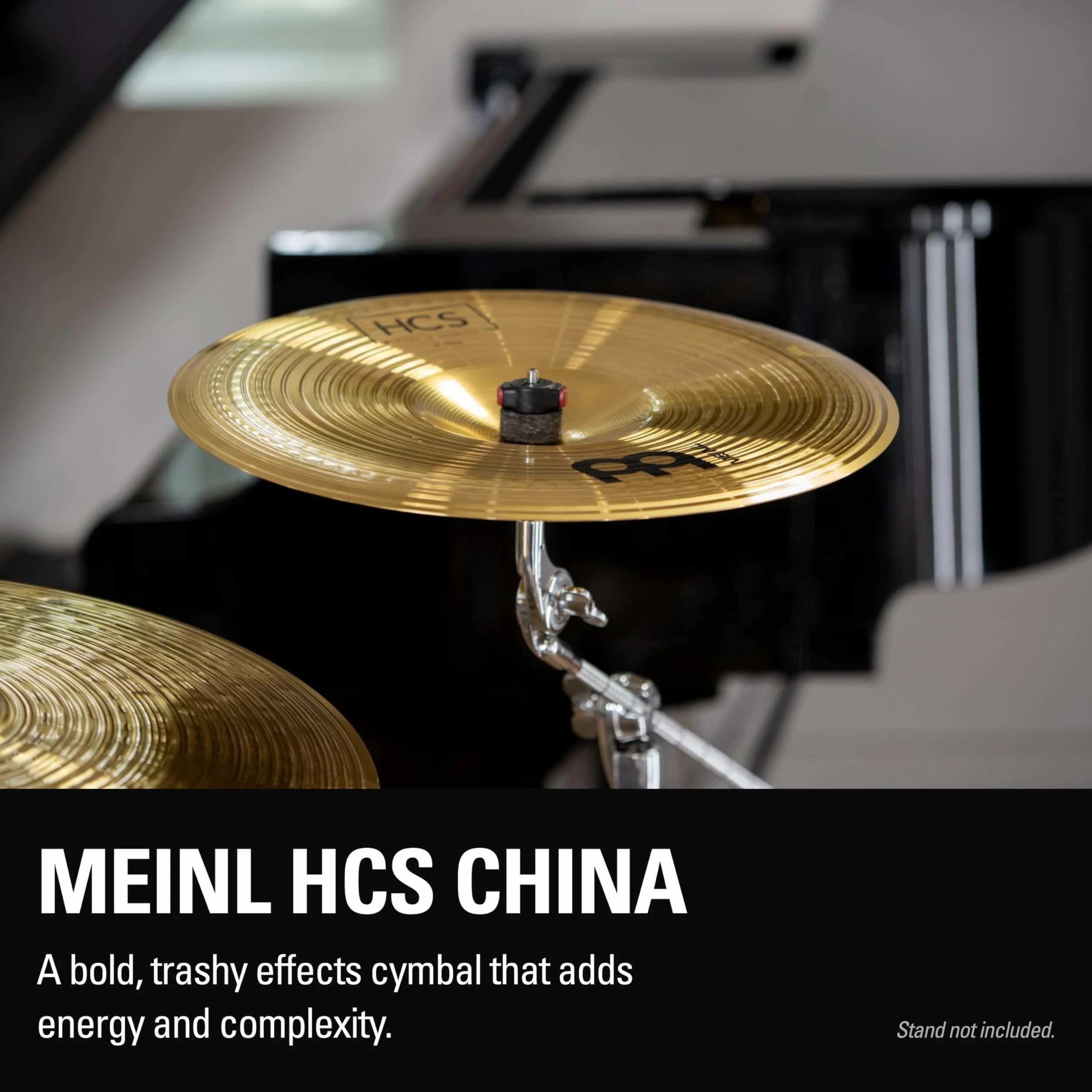 Meinl Cymbals HCS Plato China de 16 pulgadas (40,64cm) Platillos de Batería – Latón, Acabado Tradicional (HCS16CH)