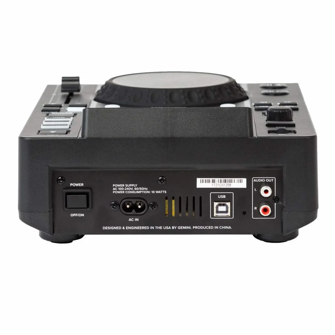 Lector CD Gemini MDJ-500 Slot MP3 USB Disp.LCD