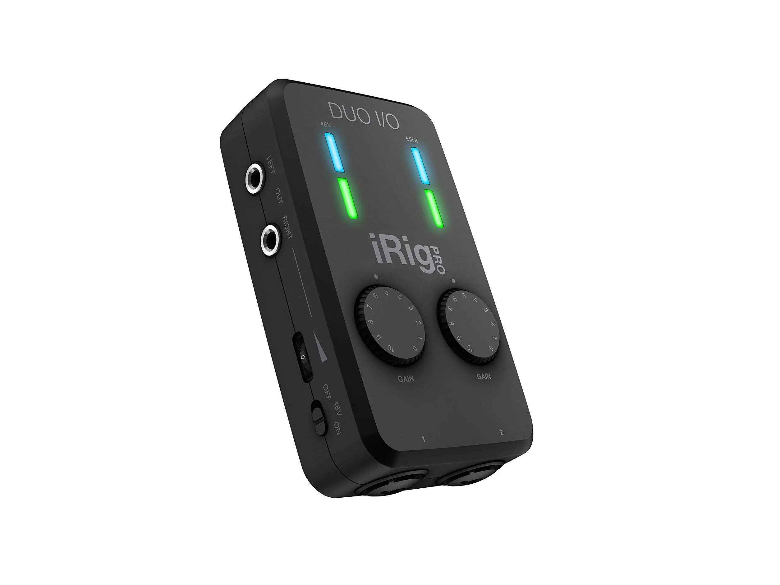 IK Multimedia iRig Pro Duo I/O - Interfaz móvil de audio/MIDI de 2 canales