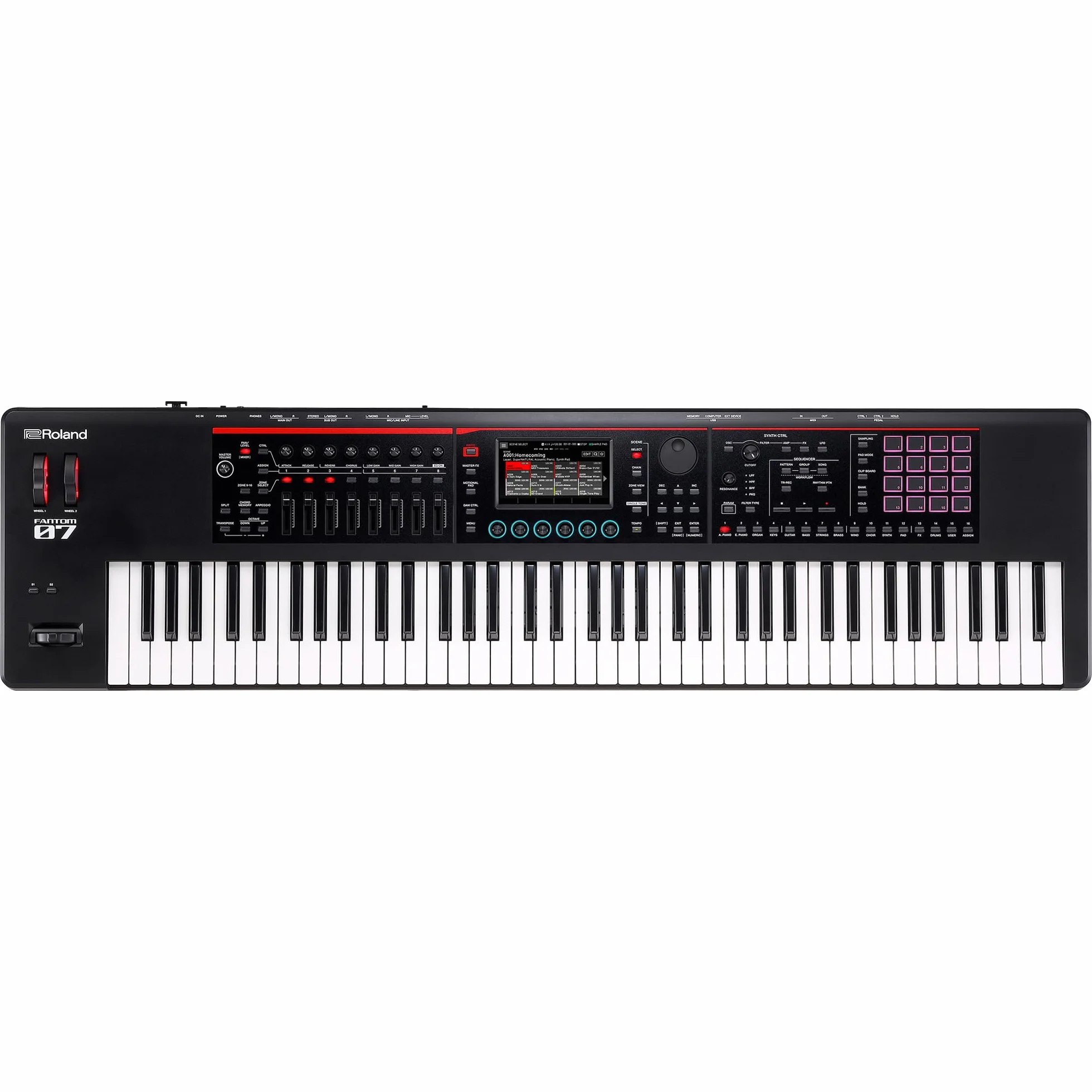 Teclado sintetizador Roland FANTOM-07