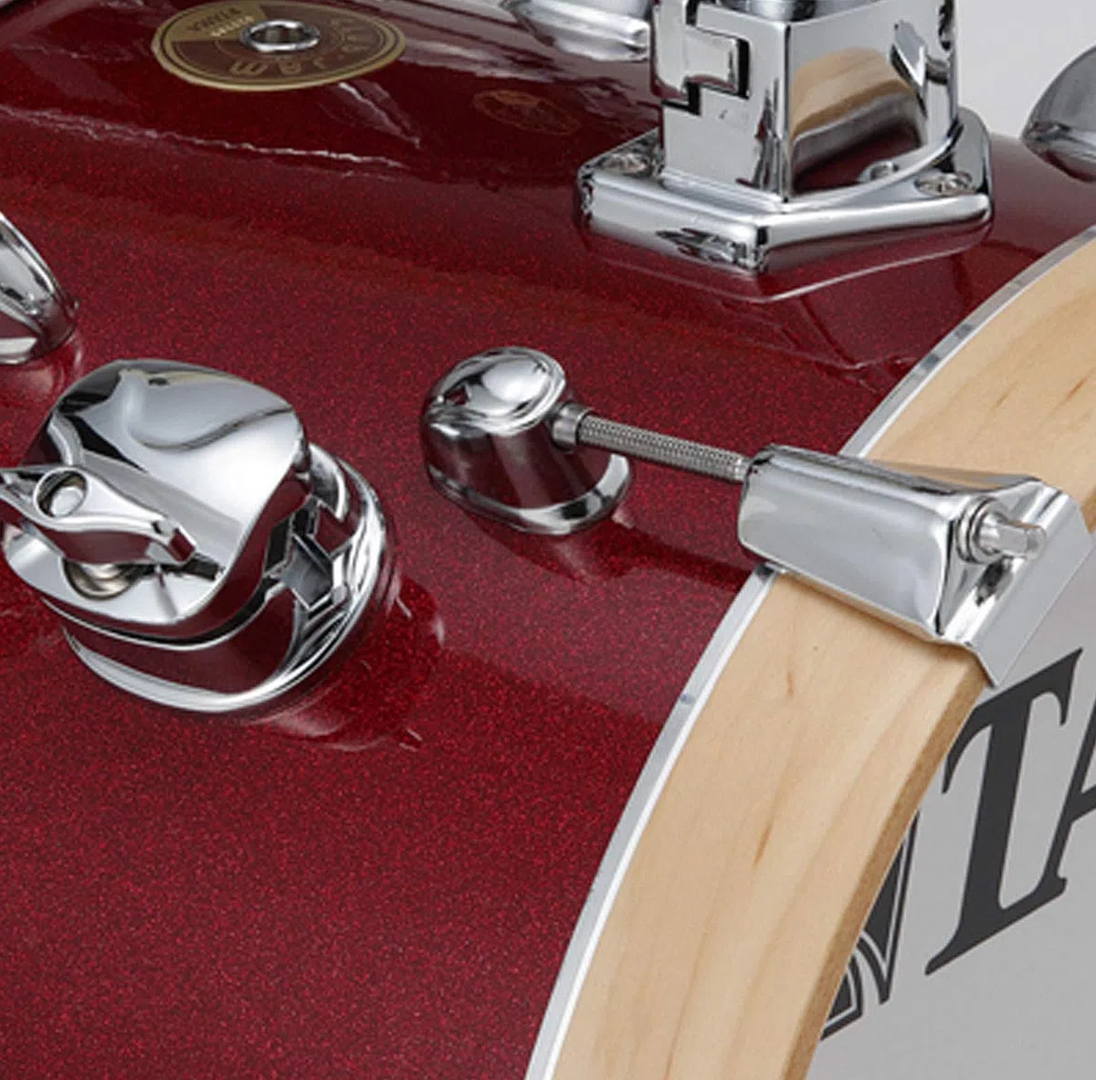 Tama Club Jam Flyer Kit 4 piezas Shell Pack, Candy Apple Mist