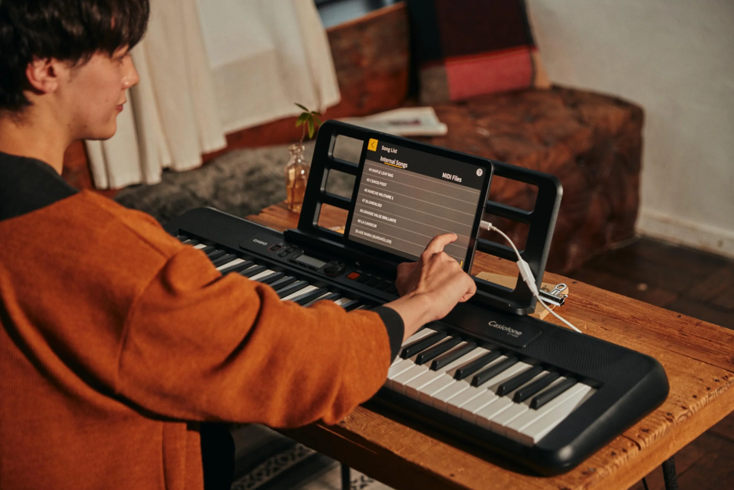 Casio CT-S200BK - Teclado de piano, Negro