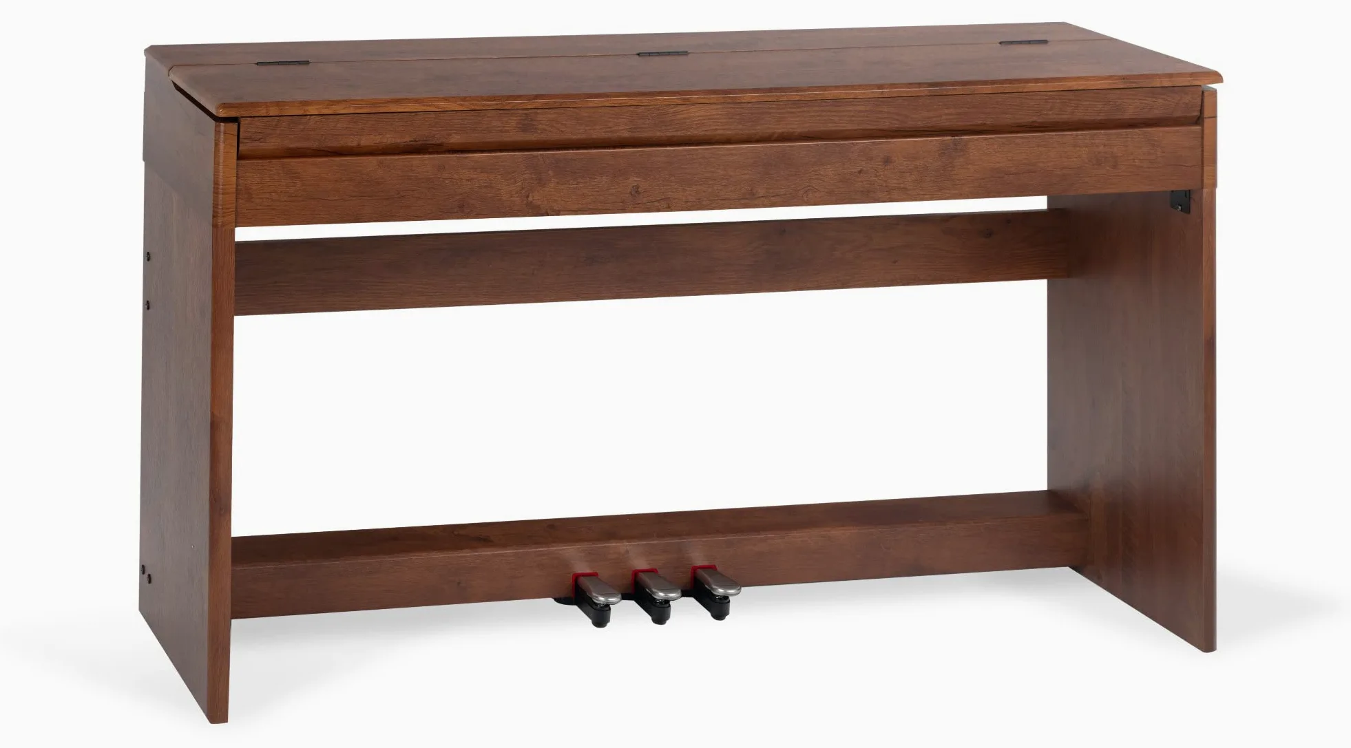 McGrey DP-18 WN Piano digital - 88 teclas contrapesadas con acción de martillo y dinámica táctil - 128 sonidos - Piano elèctrico función dual y split - tapa de teclado - 3 pedales - Tuerca mate