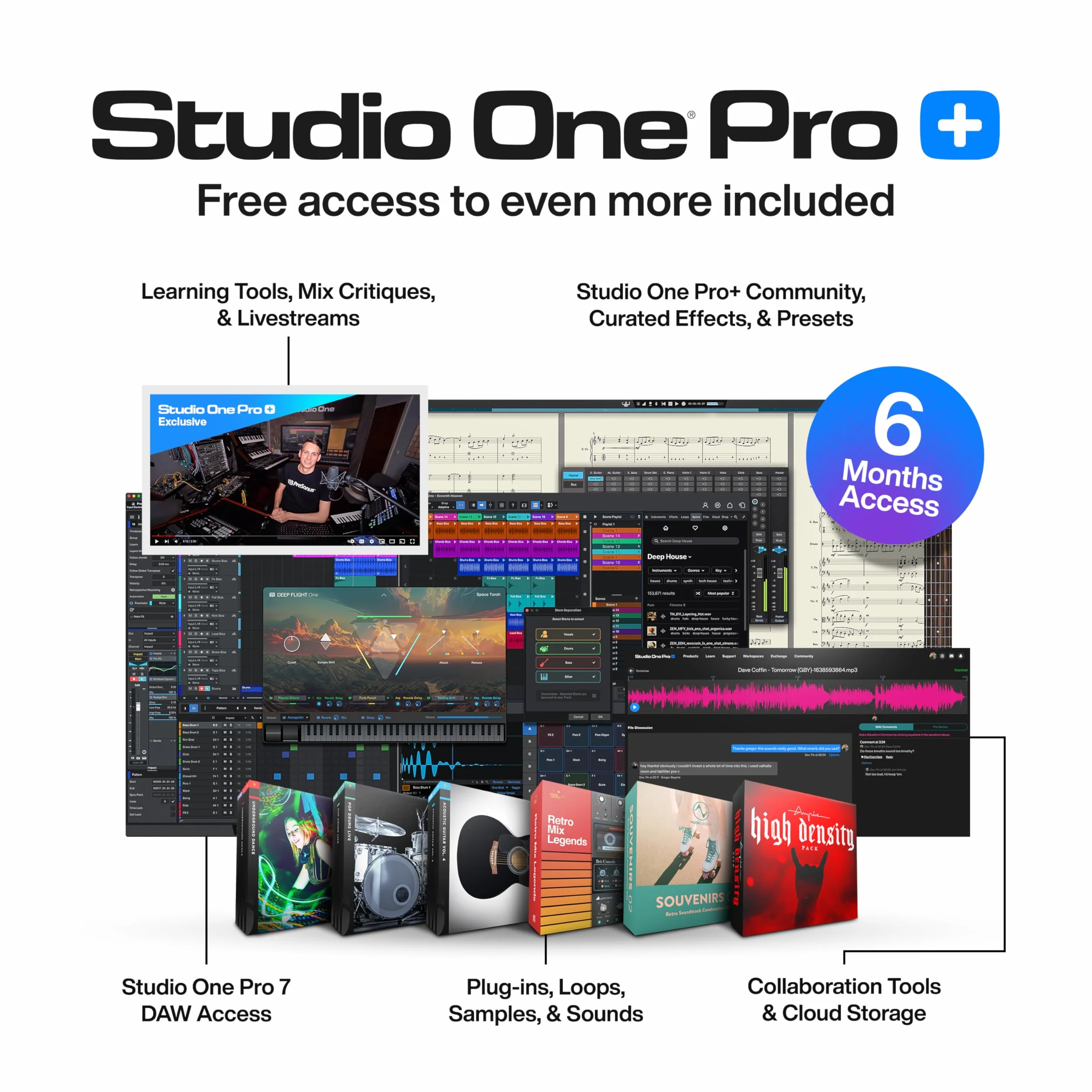 PreSonus AudioBox GO, Interfaz de Audio USB-C, Para Producción Musical con Software de Grabación Studio One, Tutoriales Musicales, Ejemplos de Sonido e Instrumentos Virtuales