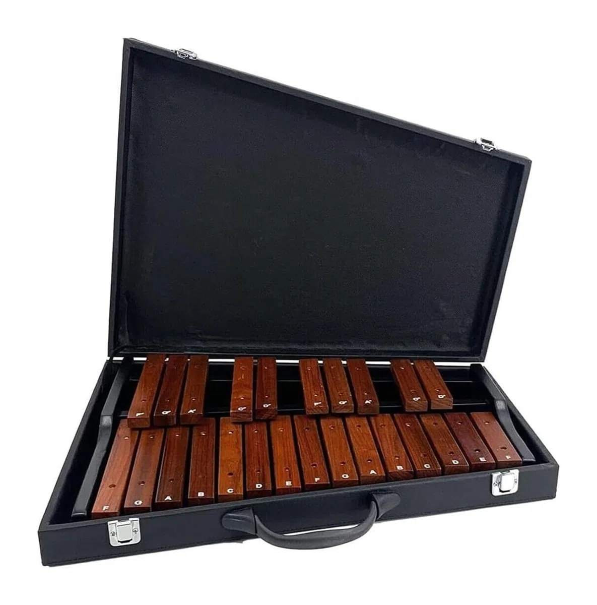 Xilófono profesional 25 teclas de madera percupercuinstrumento Musical educativo regalo de instrumento, con mazos y bolsa de transporte, adulto percubanda de estudiante de la escuela