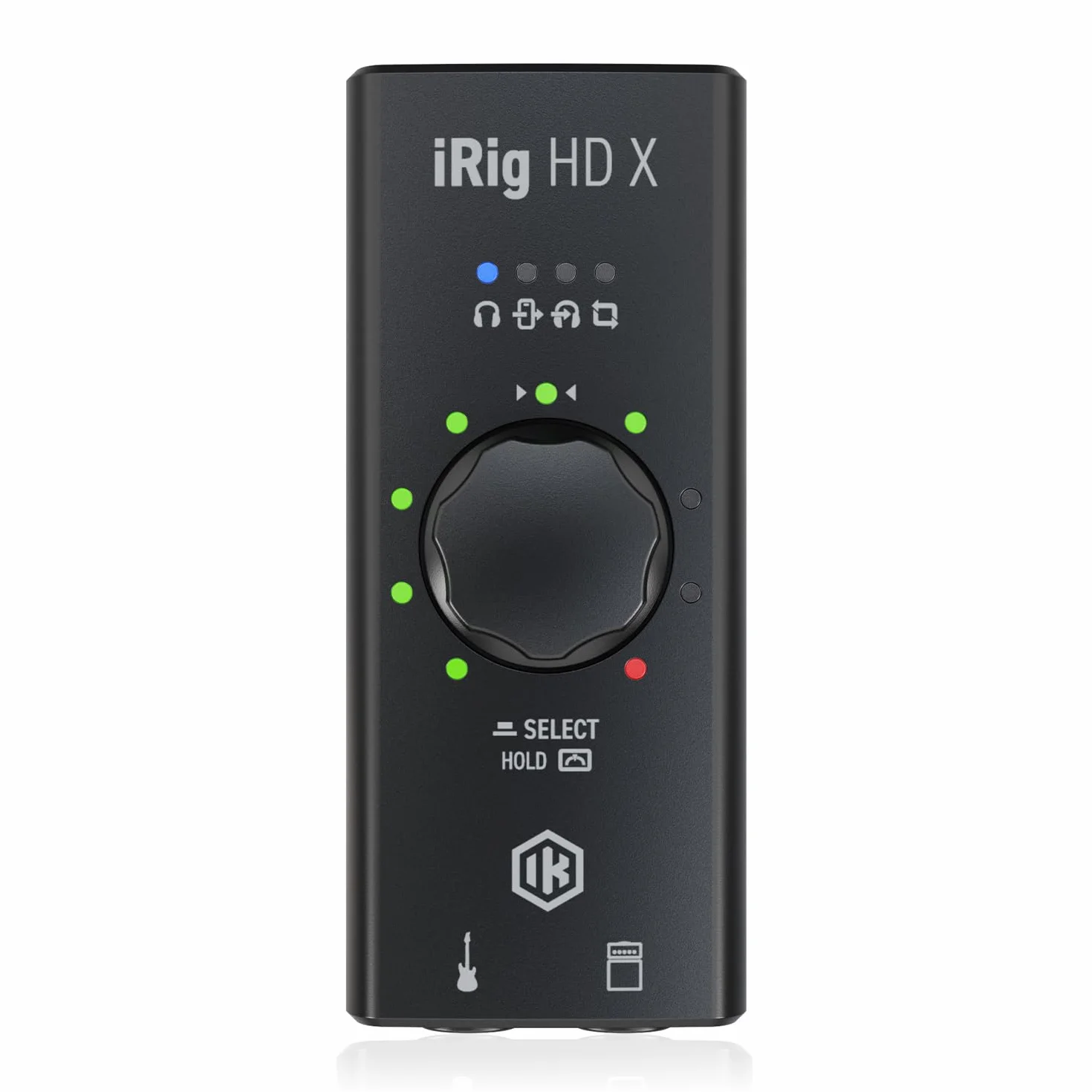iRig HD X interfaz de audio de guitarra para iPhone, iPad, Mac, iOS y PC con USB-C, Lightning y cables USB y grabación de música de 24 bits, 96 kHz