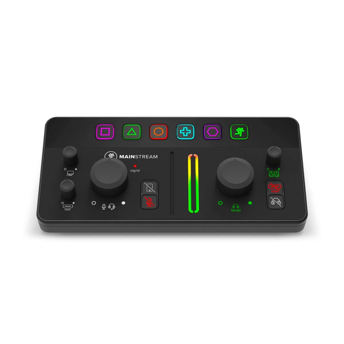 MACKIE MainStream interfaz completa para streaming en directo y captura de vídeo con teclas de control programables, software Matrix, HDMI Capture y Thru, concentrador USB-C, alimentación por bus