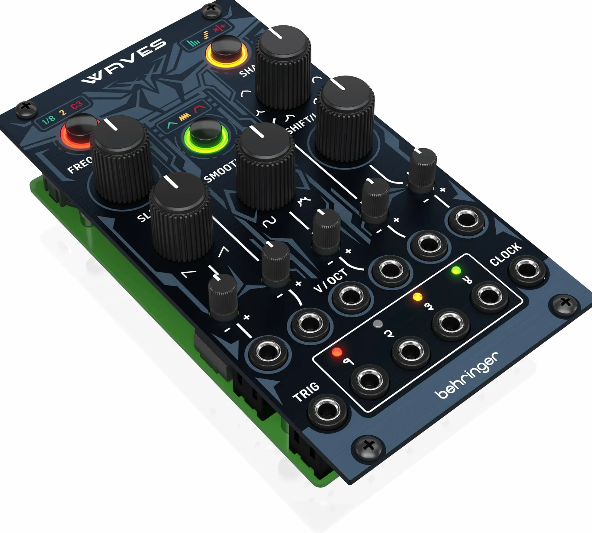 Behringer WAVES Modulador de Marea y Generador de Función para Eurorack Módulo LFO Versátil para Modulación Dinámica de Sintetizador Modular
