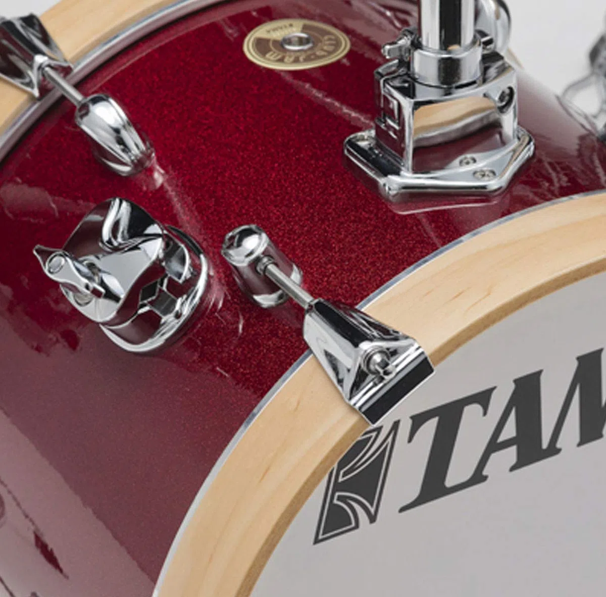Tama Club Jam Flyer Kit 4 piezas Shell Pack, Candy Apple Mist