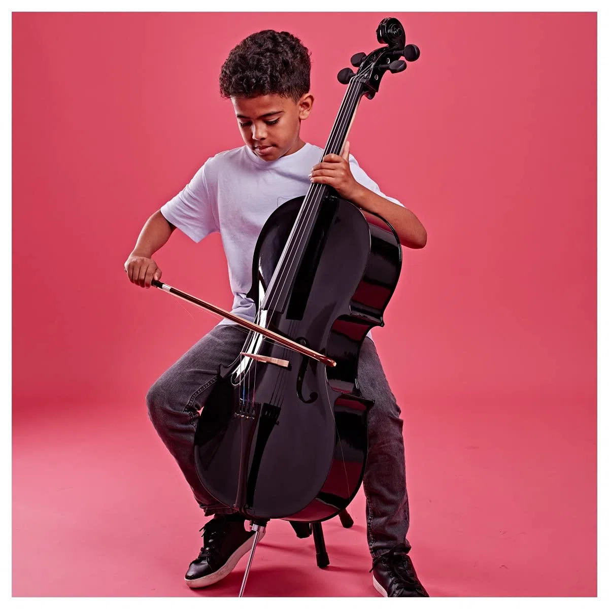 Violonchelo de Estudiante Tamaño 1/2 + Estuche de Gear4music