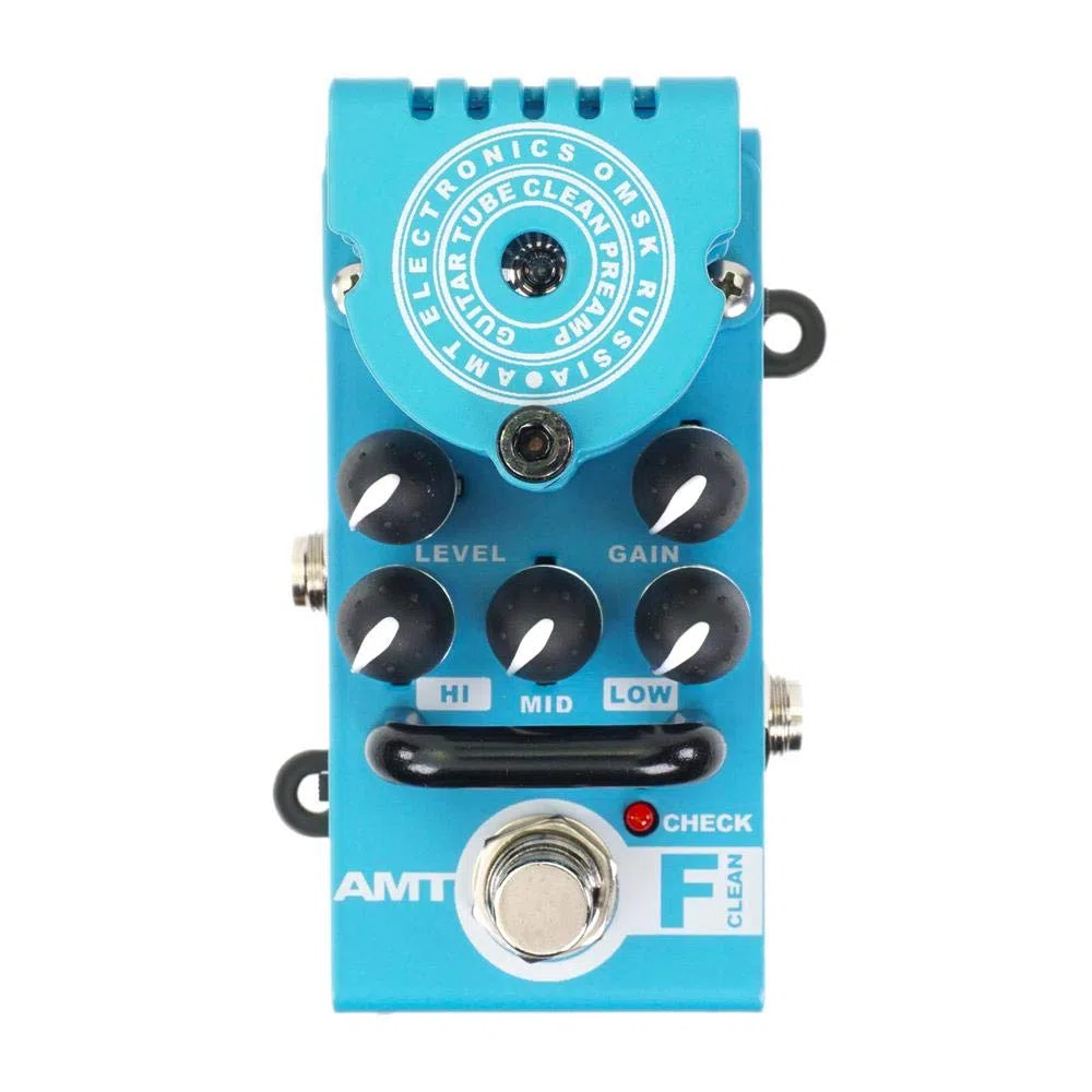 AMT Bricks F-Clean - Preamplificador de guitarra tubular de 1 canal (Fender Twin Emulate)