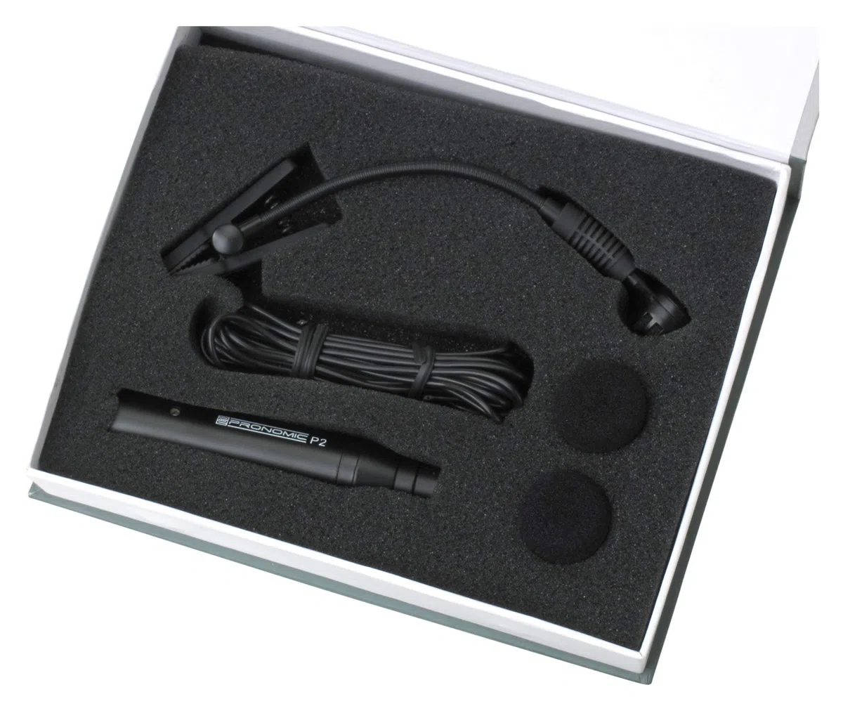 Pronomic Micrófono de Viento IM-20, Micrófono de Clip, Negro