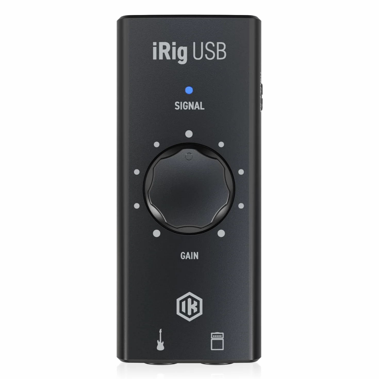 IK Multimedia iRig - Interfaz USB de audio para guitarra, equipo de estudio de grabación de música de 24 bits y 48 kHz, incluye cable USB C para iPad, Mac y PC, accesorios de guitarra, dispositivo de